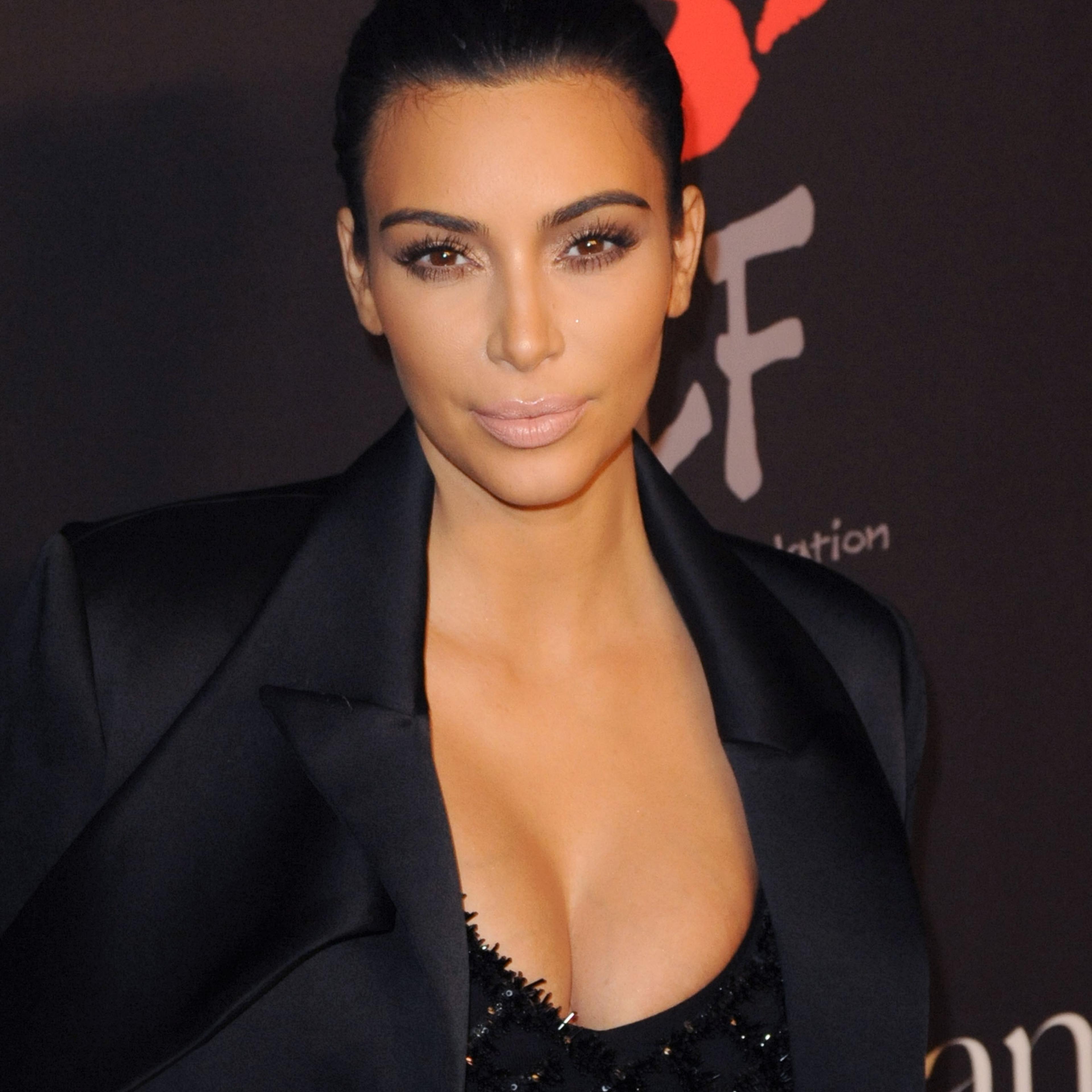 Kim Kardashian at Rihanna's First Annual Diamond Ball in Beverly Hills, Ca. on Dec. 11, 2014.
