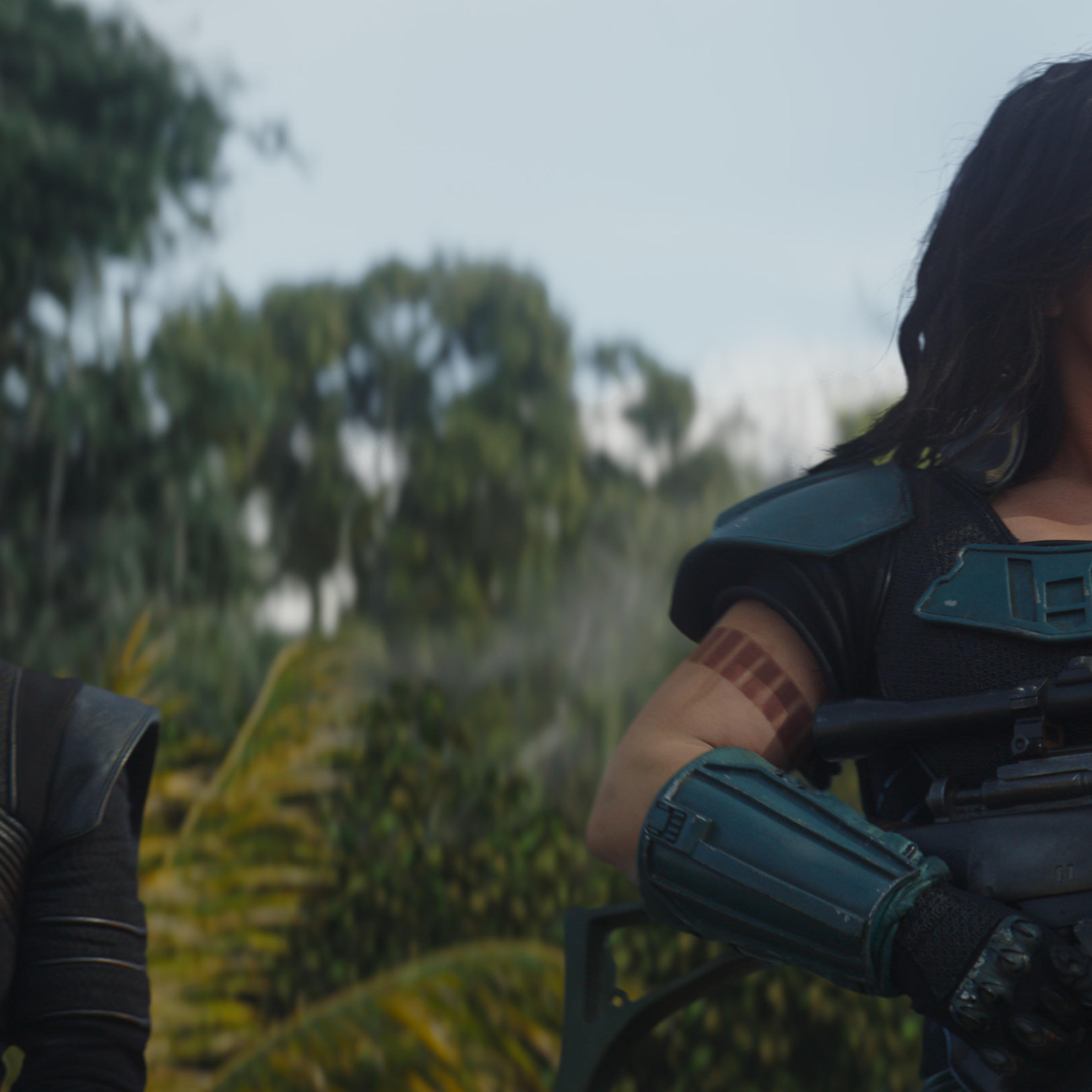 Fennec Shand (Ming-Na Wen) and Cara Dune (Gina Carano) in 'The Mandalorian'