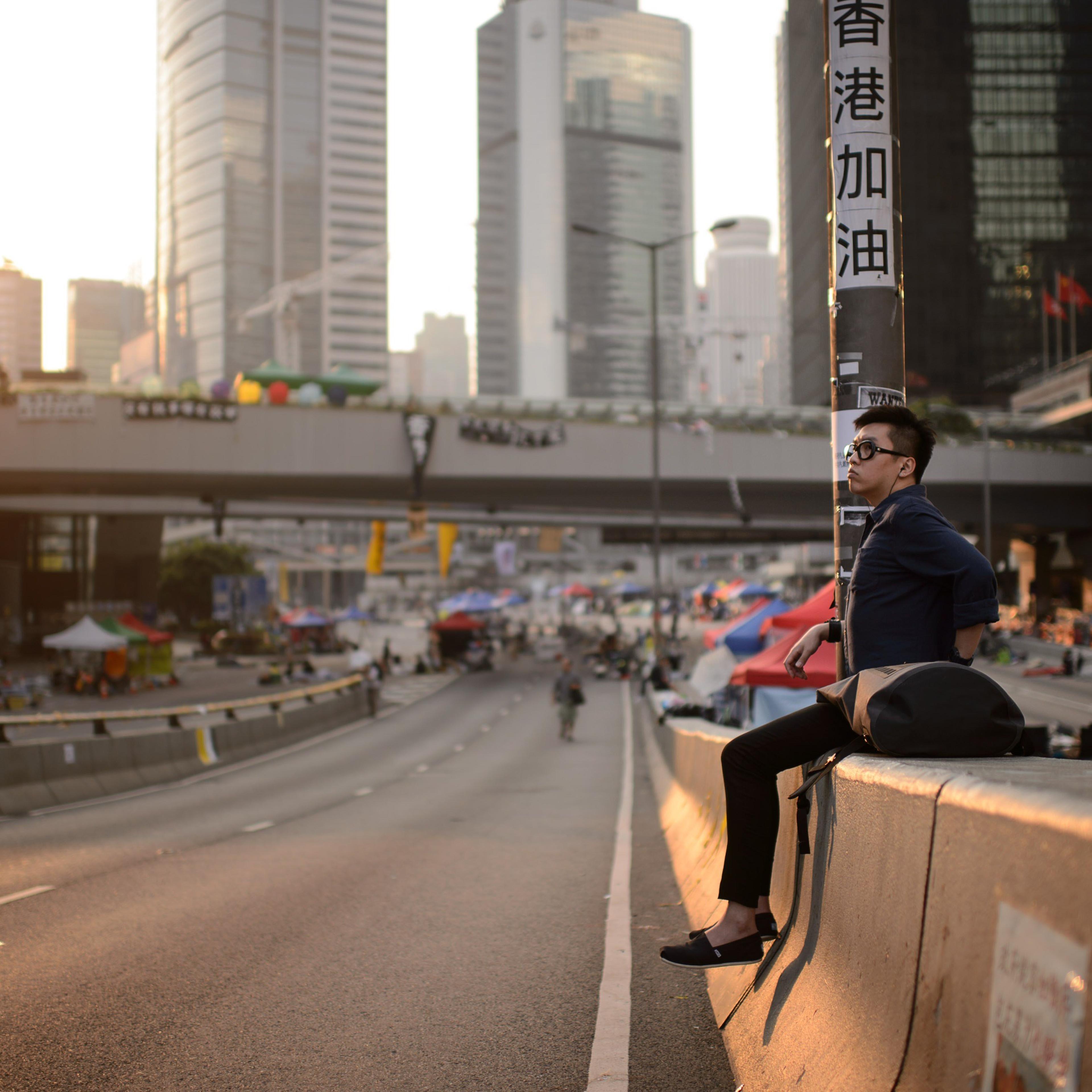 Hong Kong Protests Calm