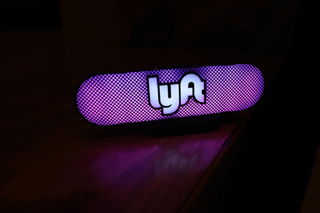 A view of a Lyft light at the WanderLuxxe House during Sundance 2018