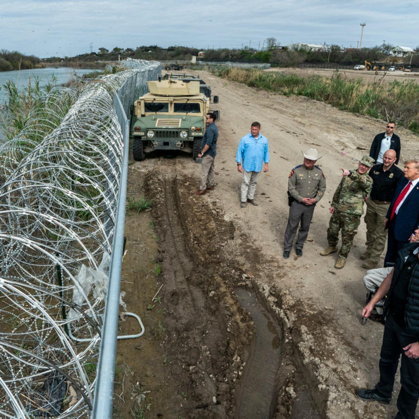 Trump Eagle Pass TX border