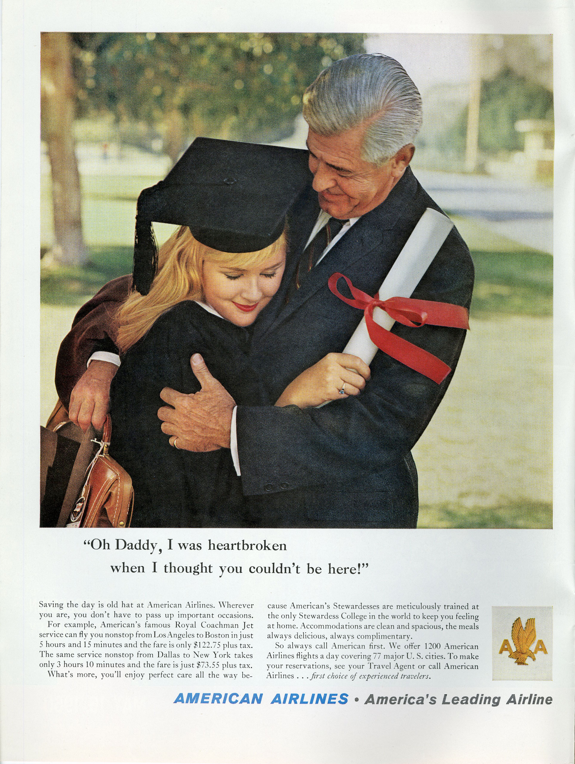 LIFE Magazine American Airlines Ad, 1960