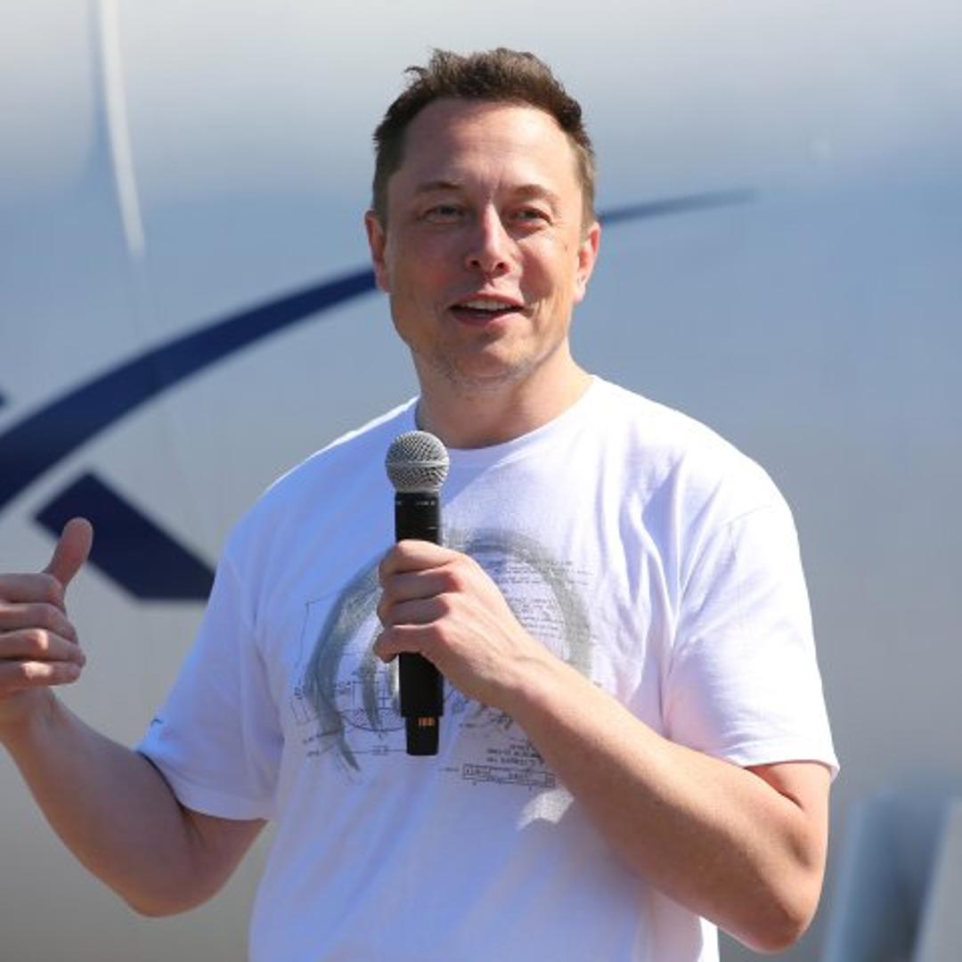 Elon Musk, founder, CEO and lead designer at SpaceX and co-founder of Tesla, speaks at the SpaceX Hyperloop Pod Competition II in Hawthorne