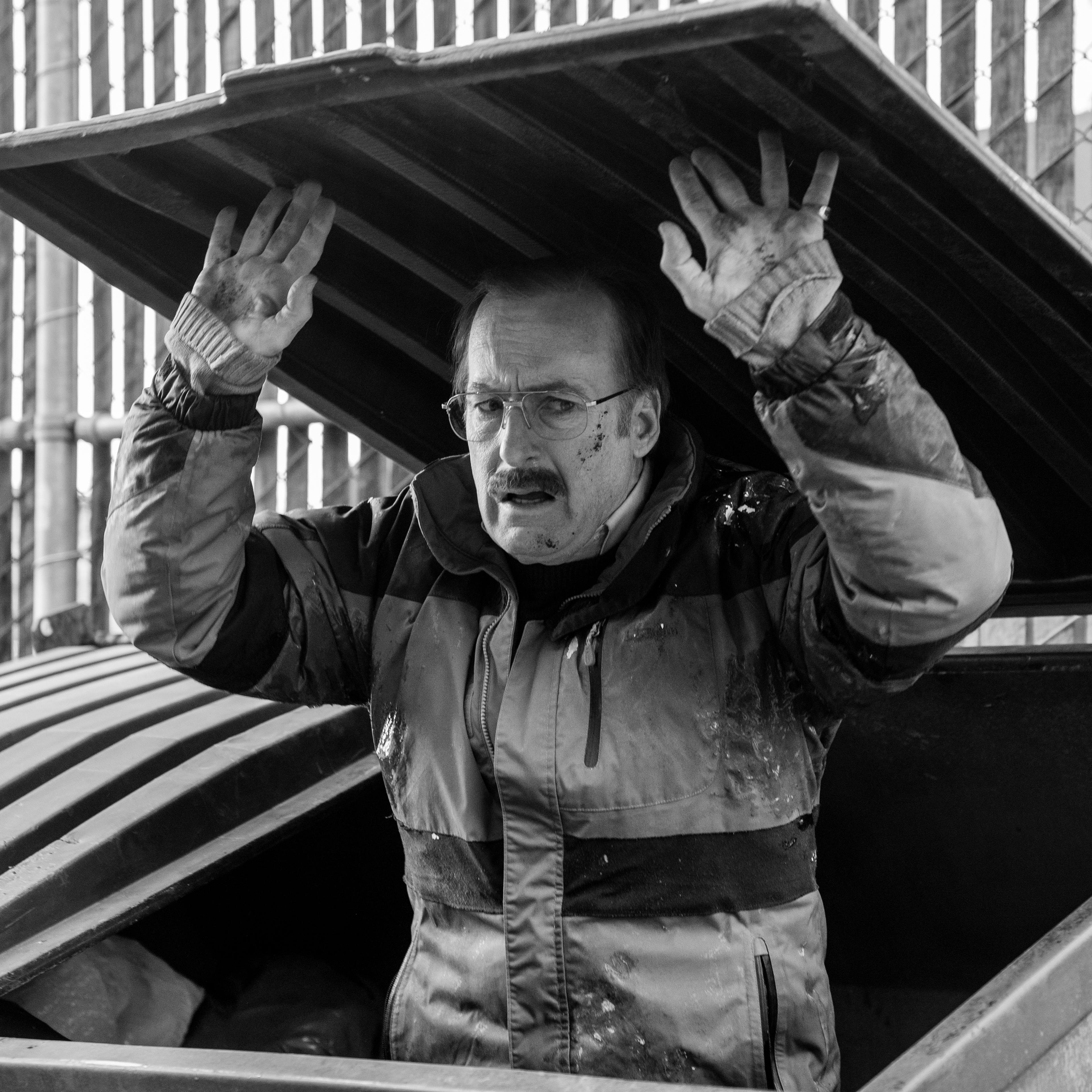 Bob Odenkirk as Gene - Better Call Saul _ Season 6, Episode 13 - Photo Credit: Greg Lewis/AMC/Sony Pictures Television