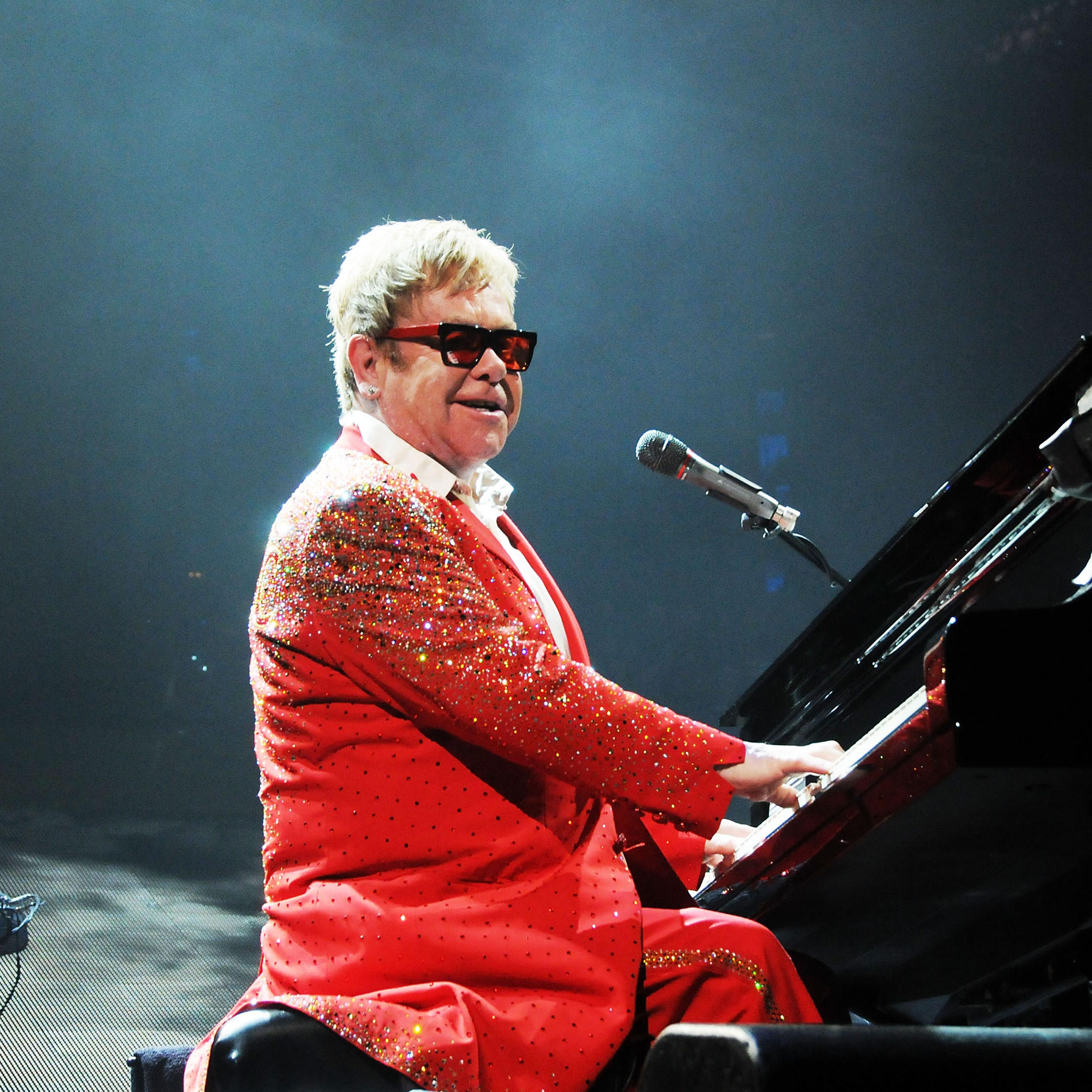 Elton John Performs His First New Year's Eve Concert In New York City