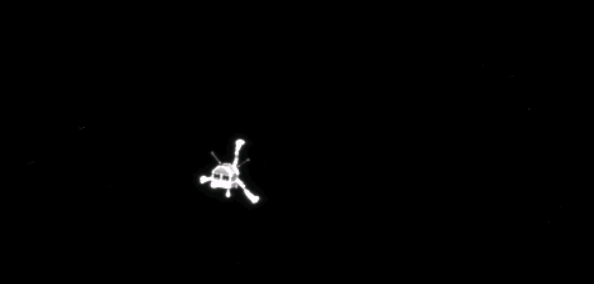 Philae as seen from Rosetta