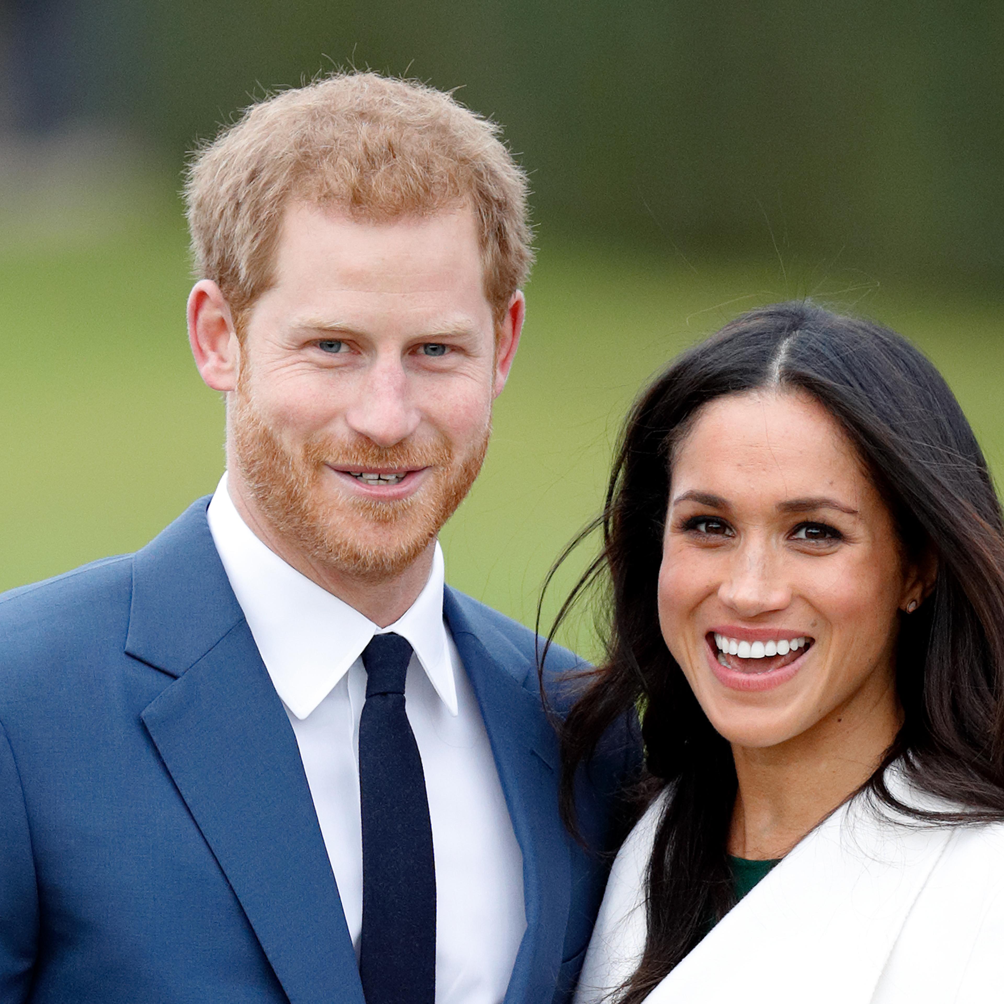 Prince Harry and Meghan Markle announce engagement at Kensington Palace in London, England