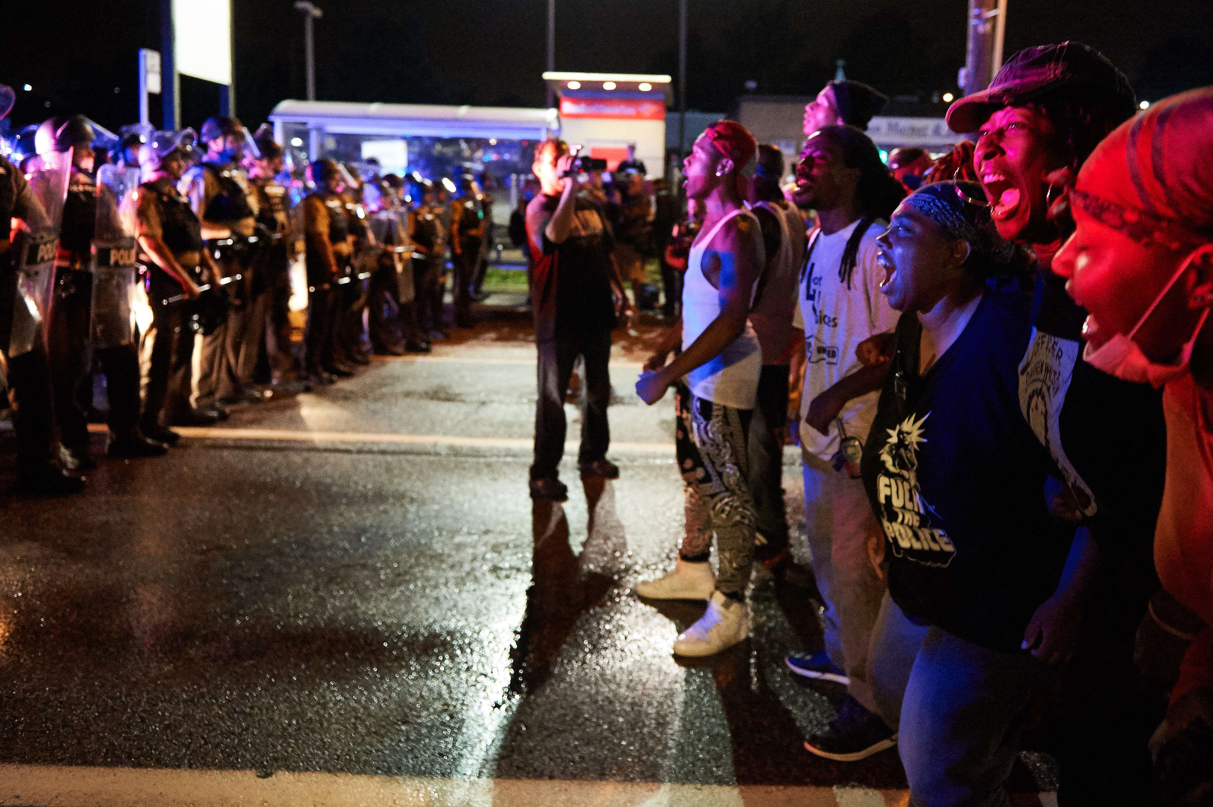 ferguson police protests