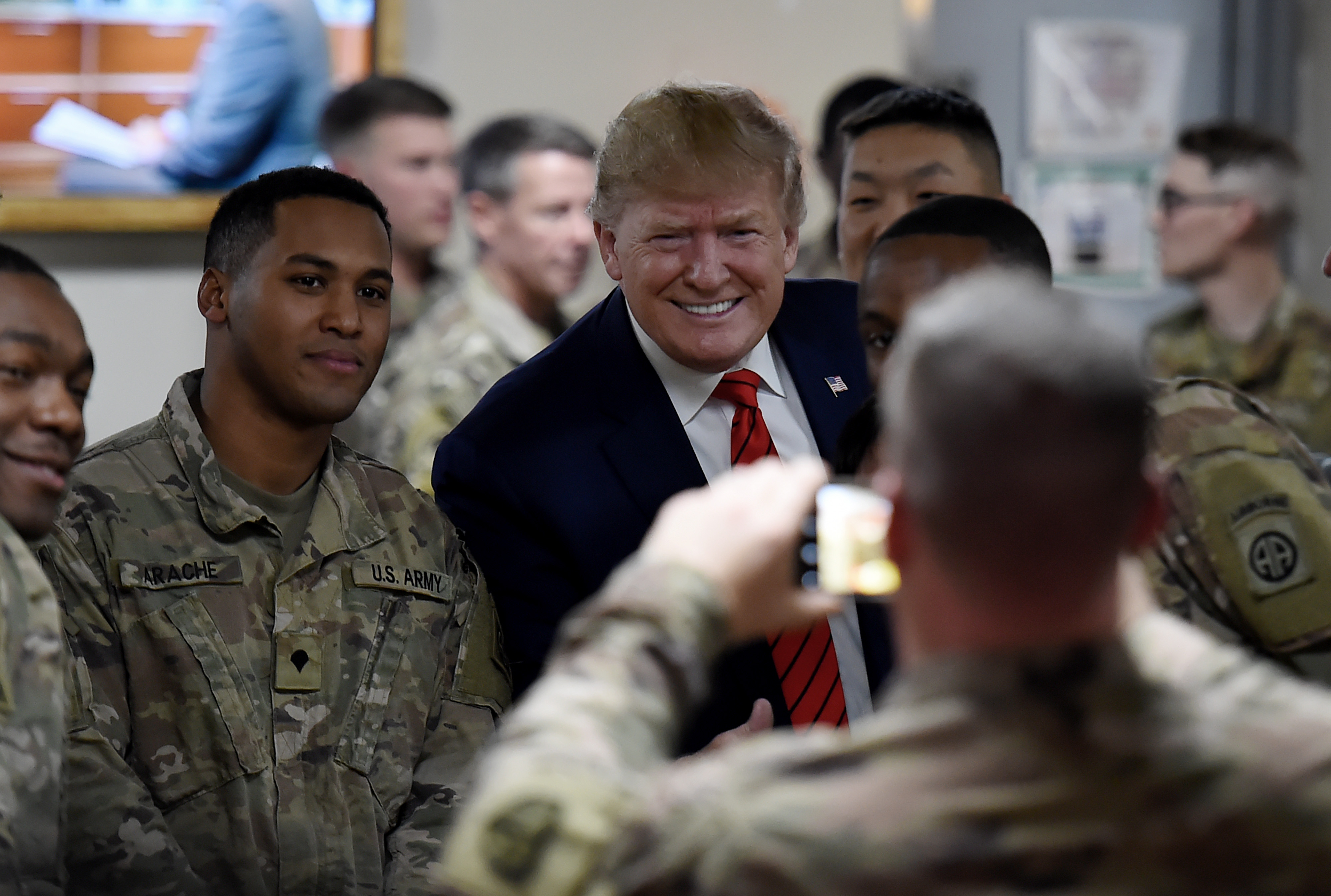 AFGHANISTAN-US-TRUMP-THANKSGIVING