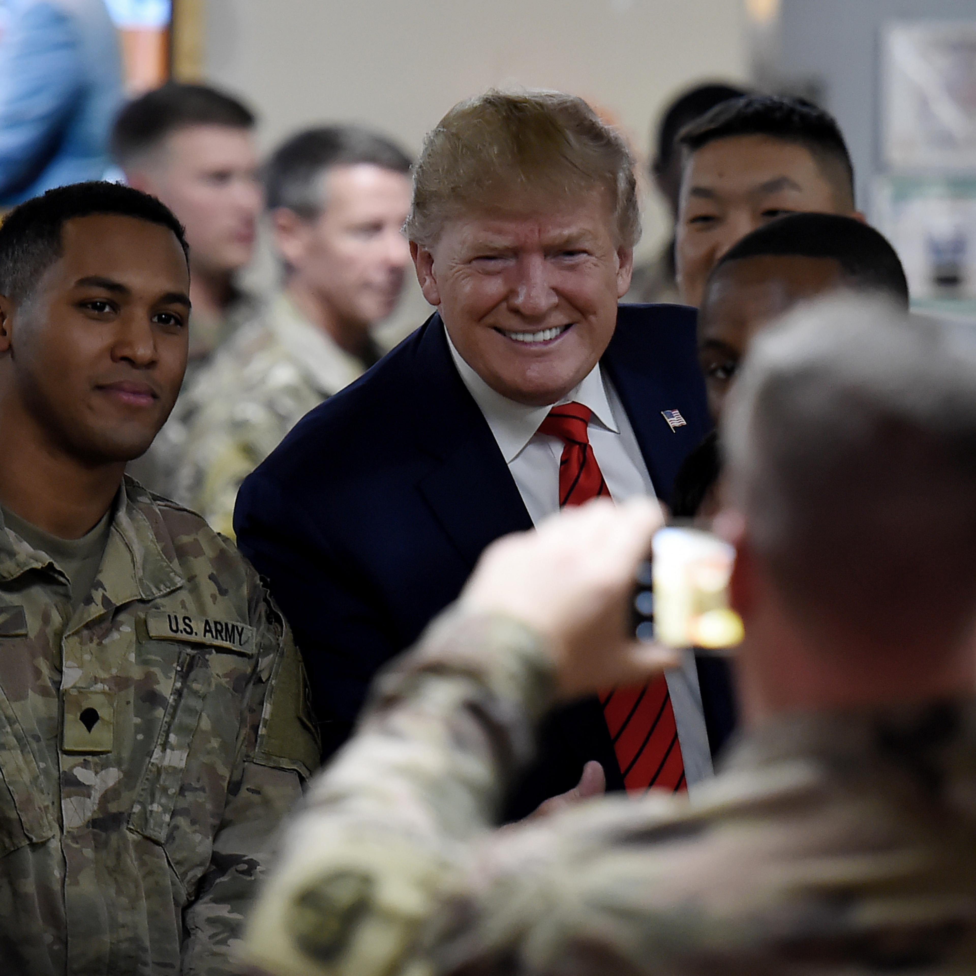 AFGHANISTAN-US-TRUMP-THANKSGIVING