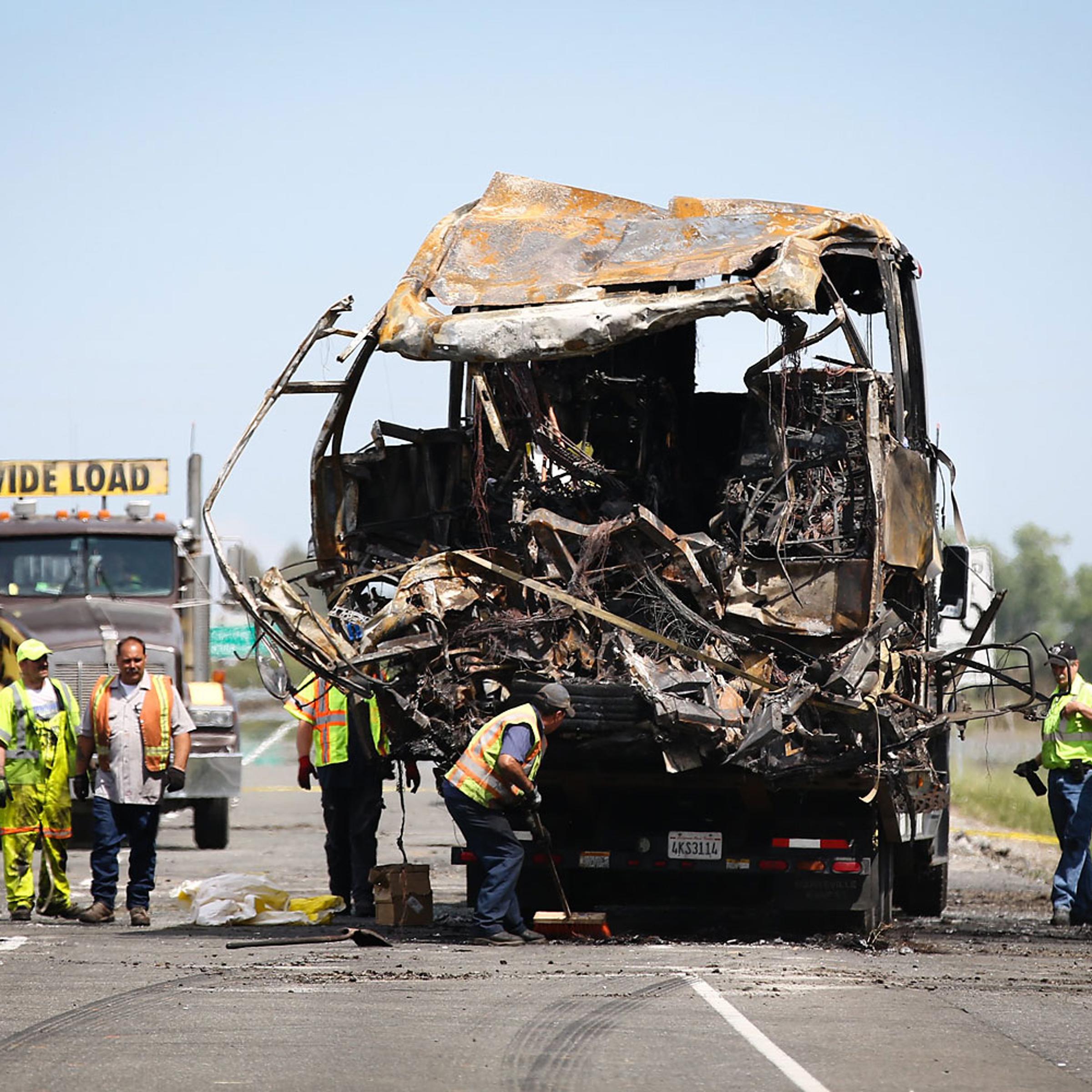 Bus Crash Kills 10 In Northern California