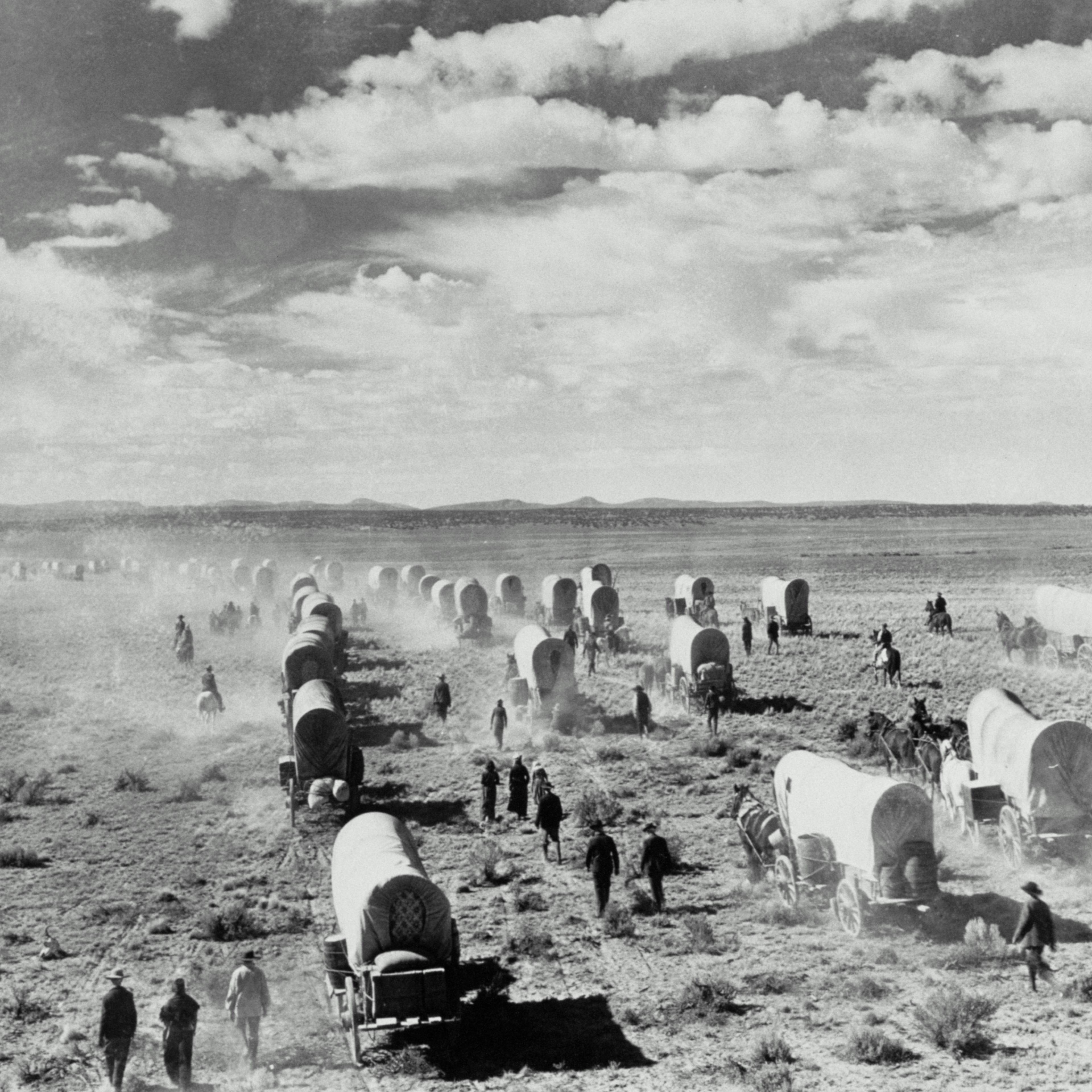 covered-wagons-traveling