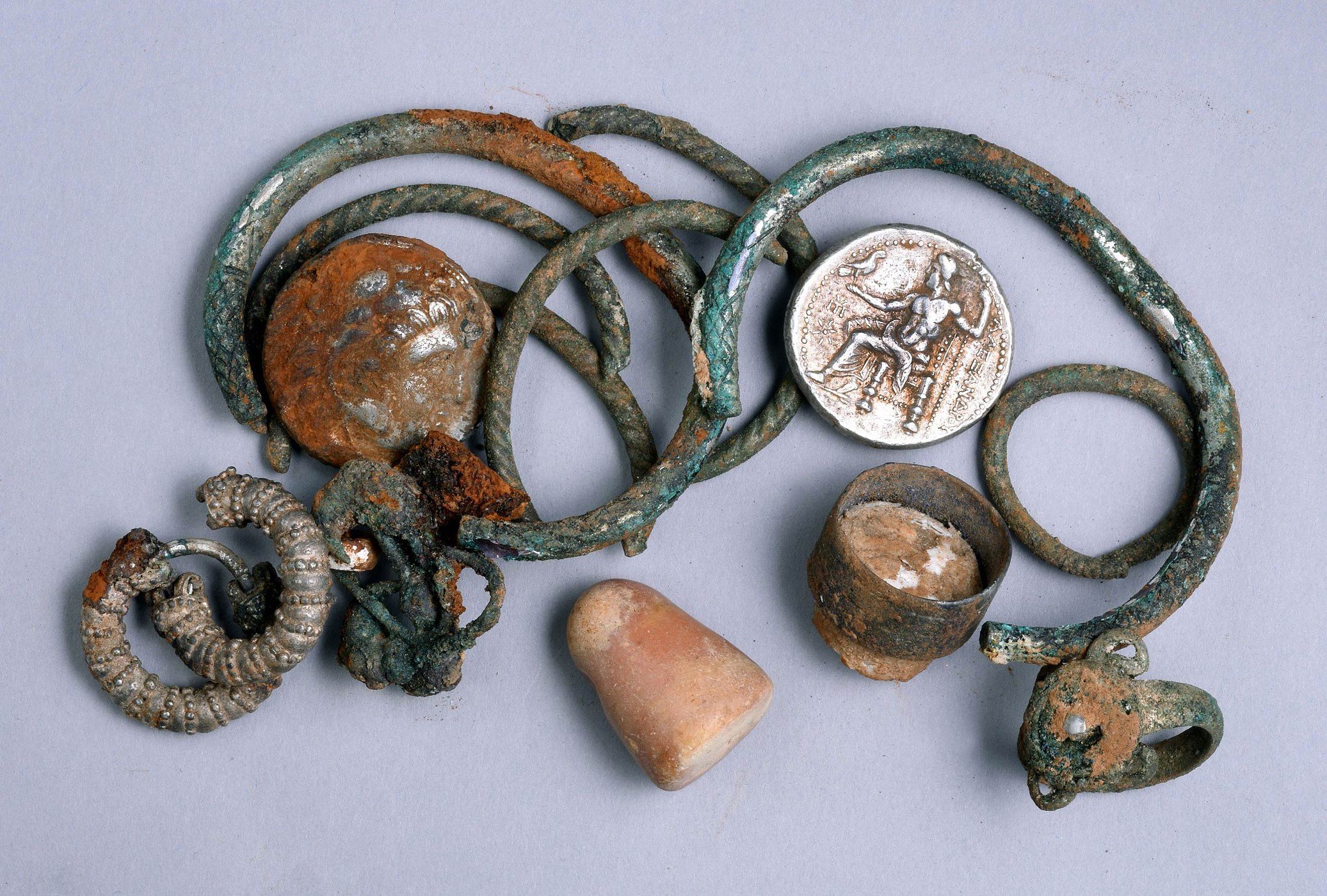 ISRAEL-ALEXANDER THE GREAT-COINS-JEWELRY-DISCOVERY