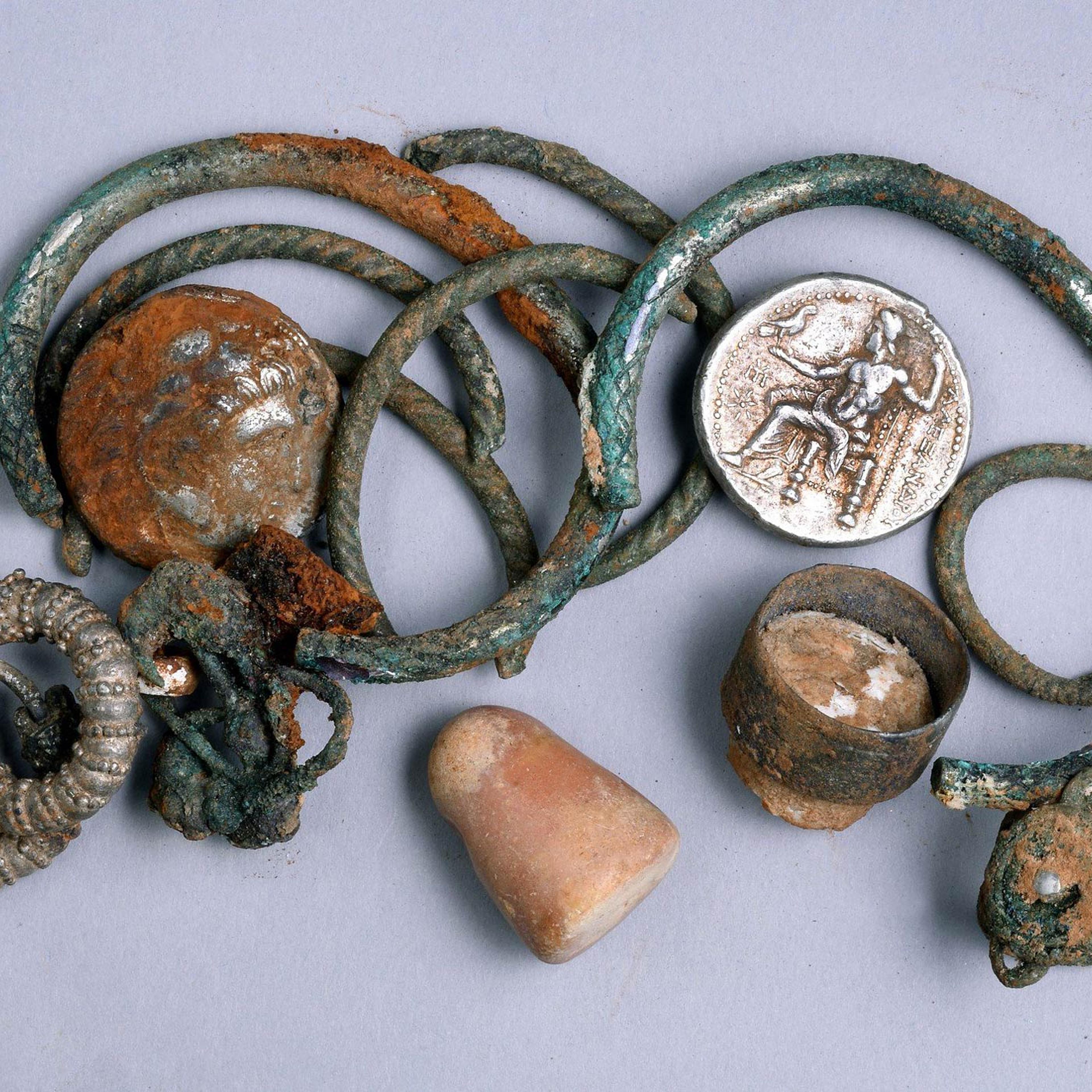 ISRAEL-ALEXANDER THE GREAT-COINS-JEWELRY-DISCOVERY