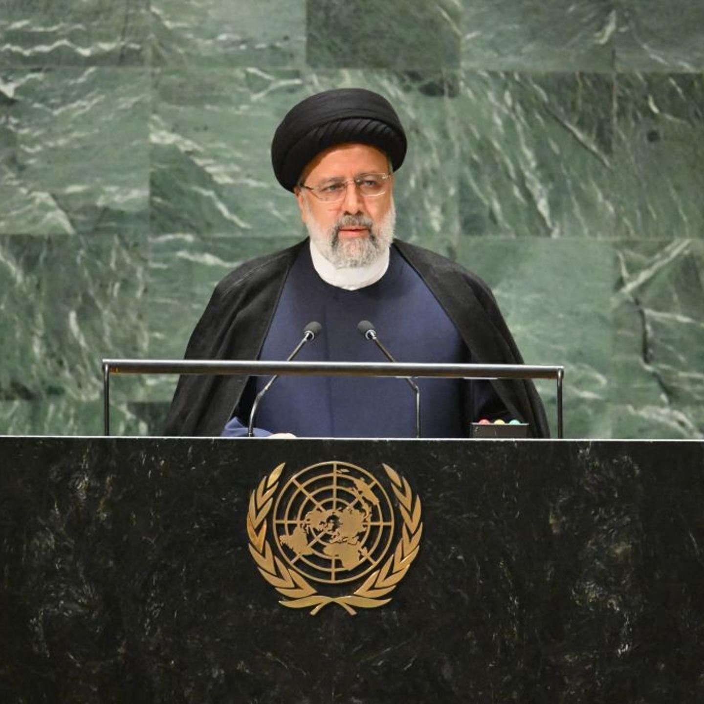 Iranian President Ebrahim Raisi addresses the UNGA