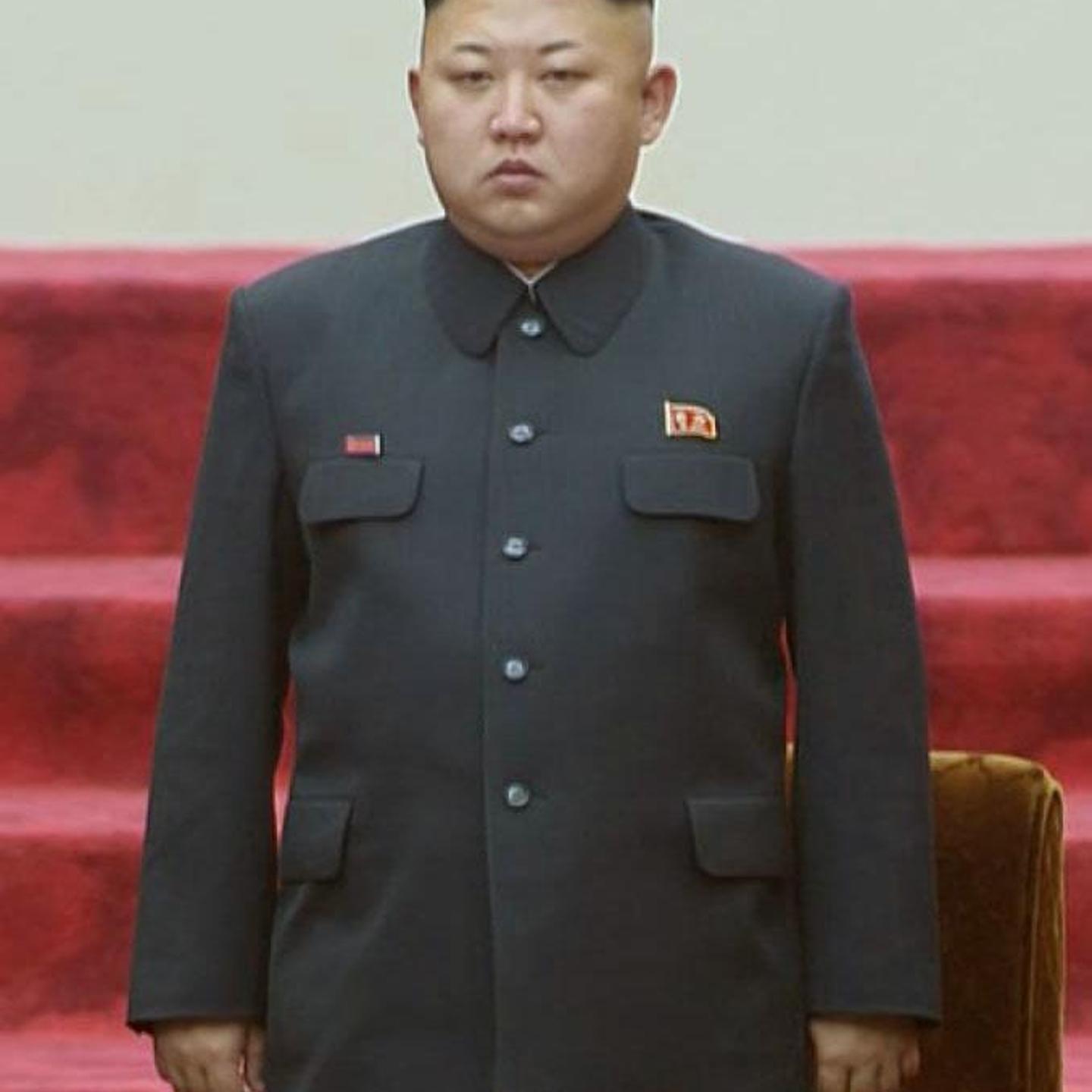 N. Korean leader Kim Jong Un at parliament session