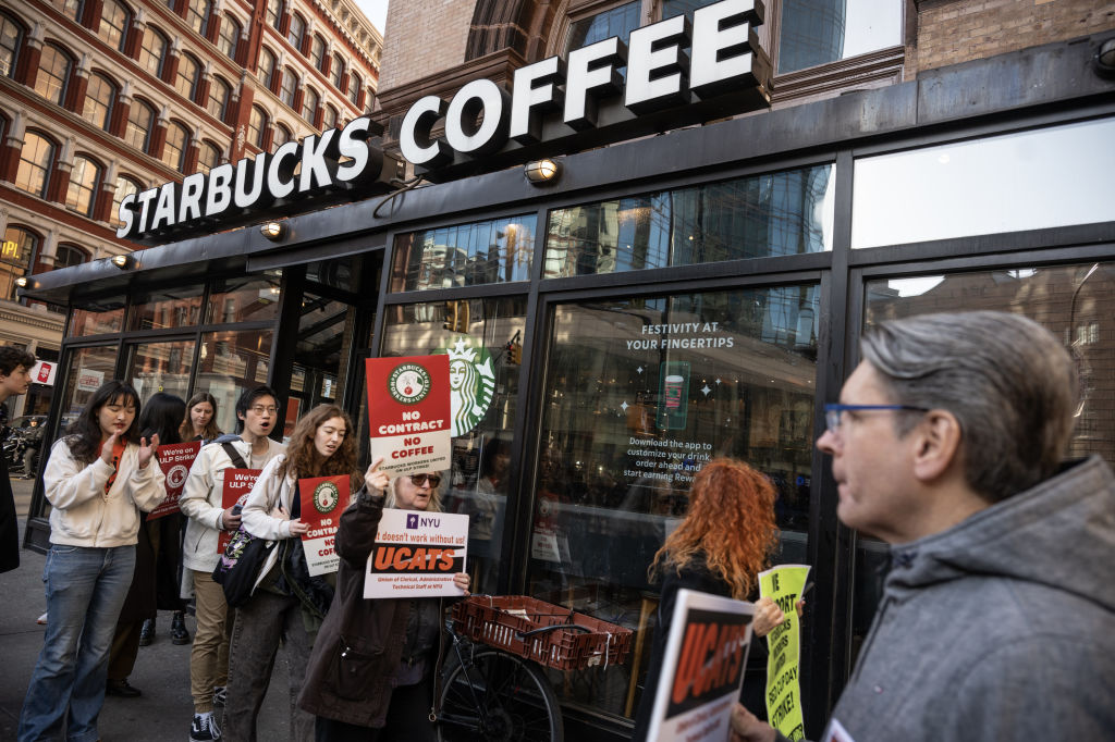 Starbucks Unionized Baristas Strike At Hundreds Of Locations