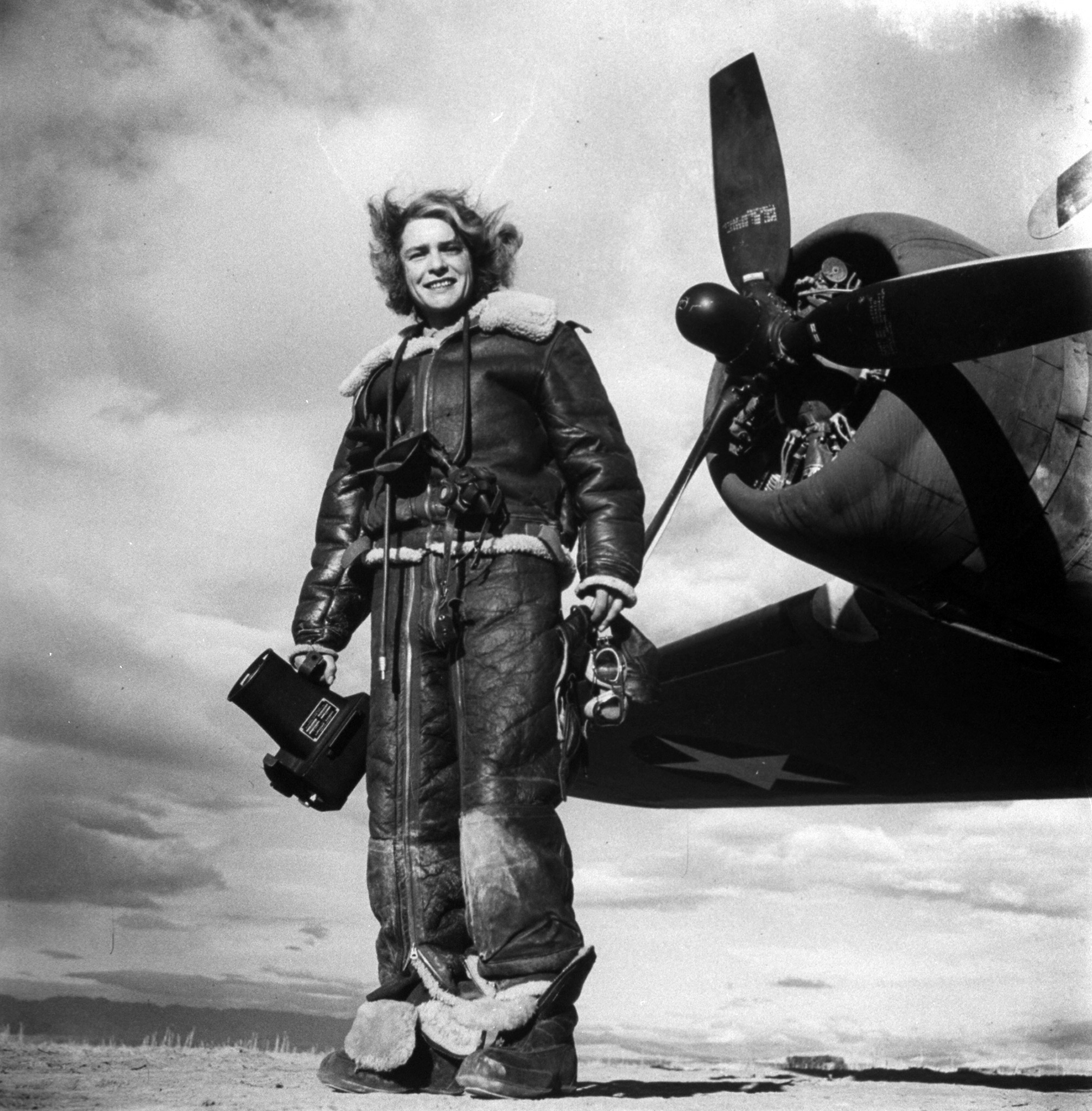 World War II boming of Tunis by Margaret Bourke-White.