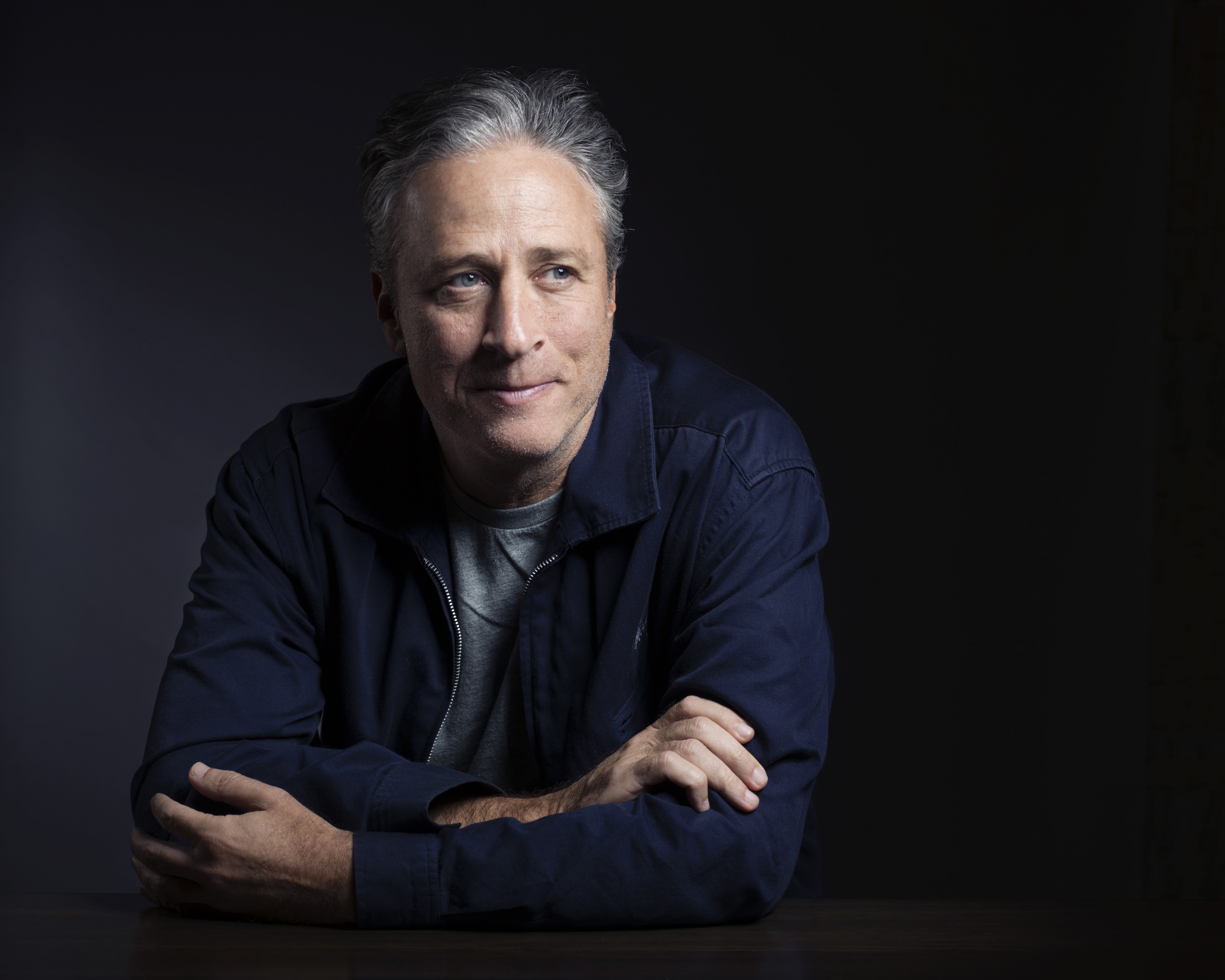 Jon Stewart poses for a portrait in promotion of his film,"Rosewater," in New York on Nov. 7, 2014.