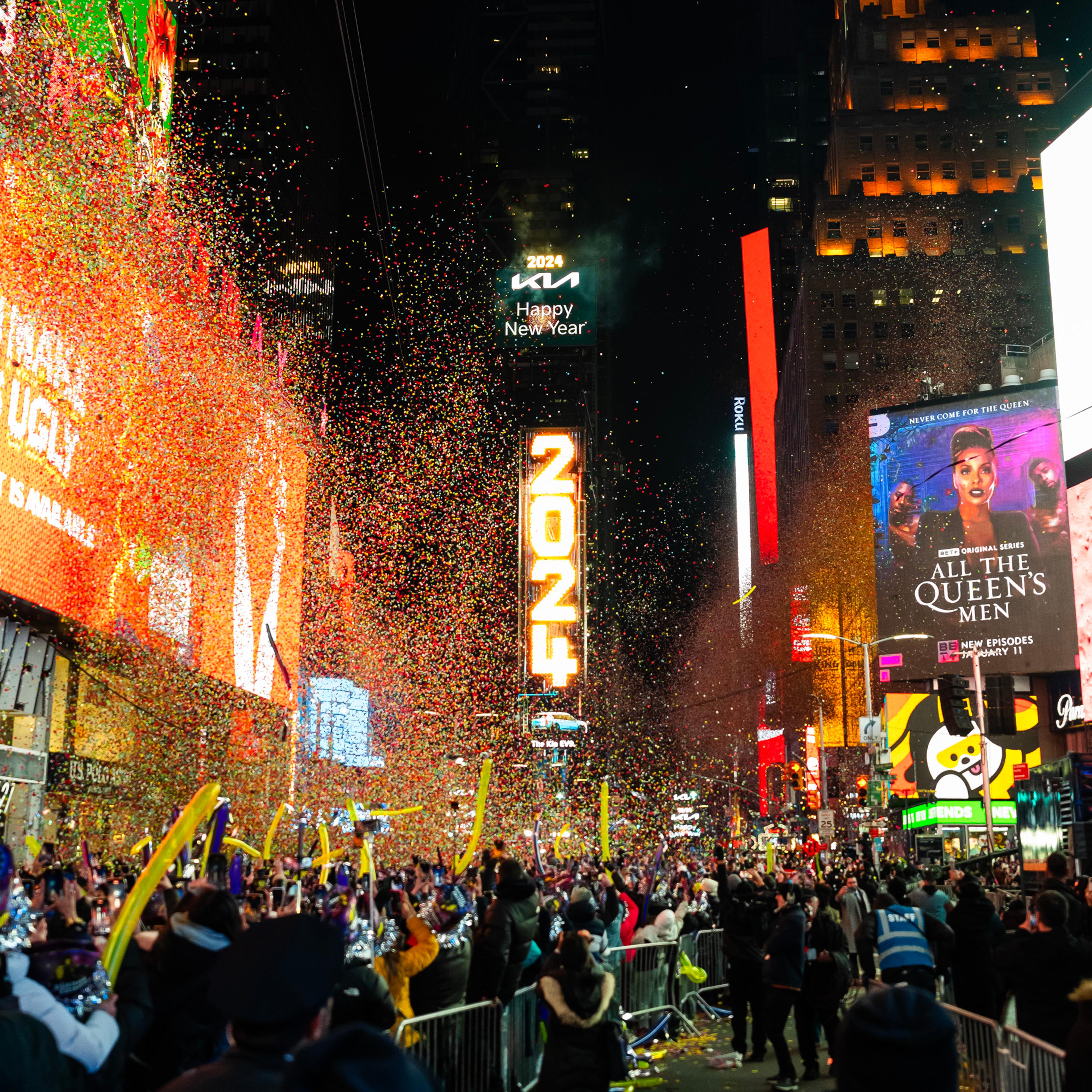 Times Square New Year's Eve 2024 Celebration