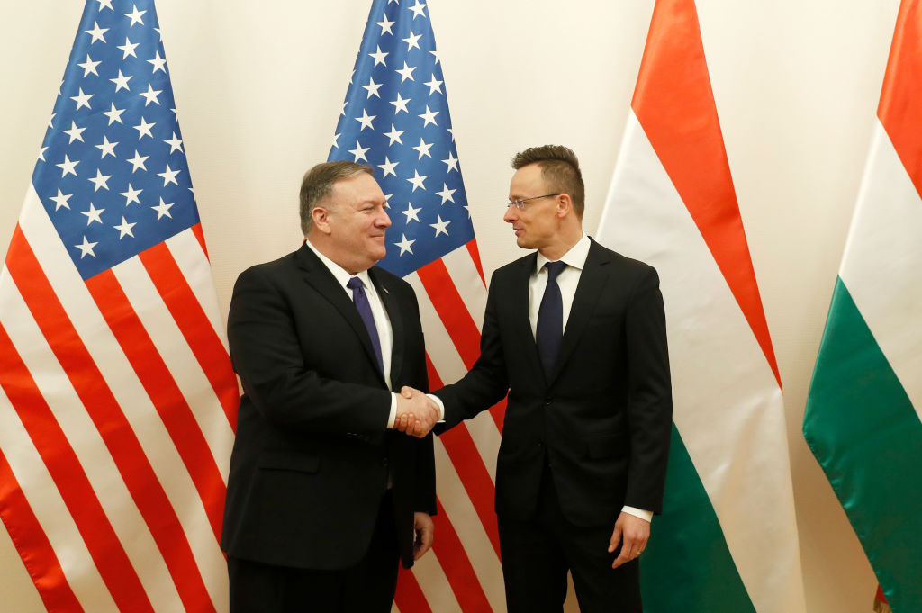 US Secretary Of State Mike Pompeo Visits Political Leaders In Hungary