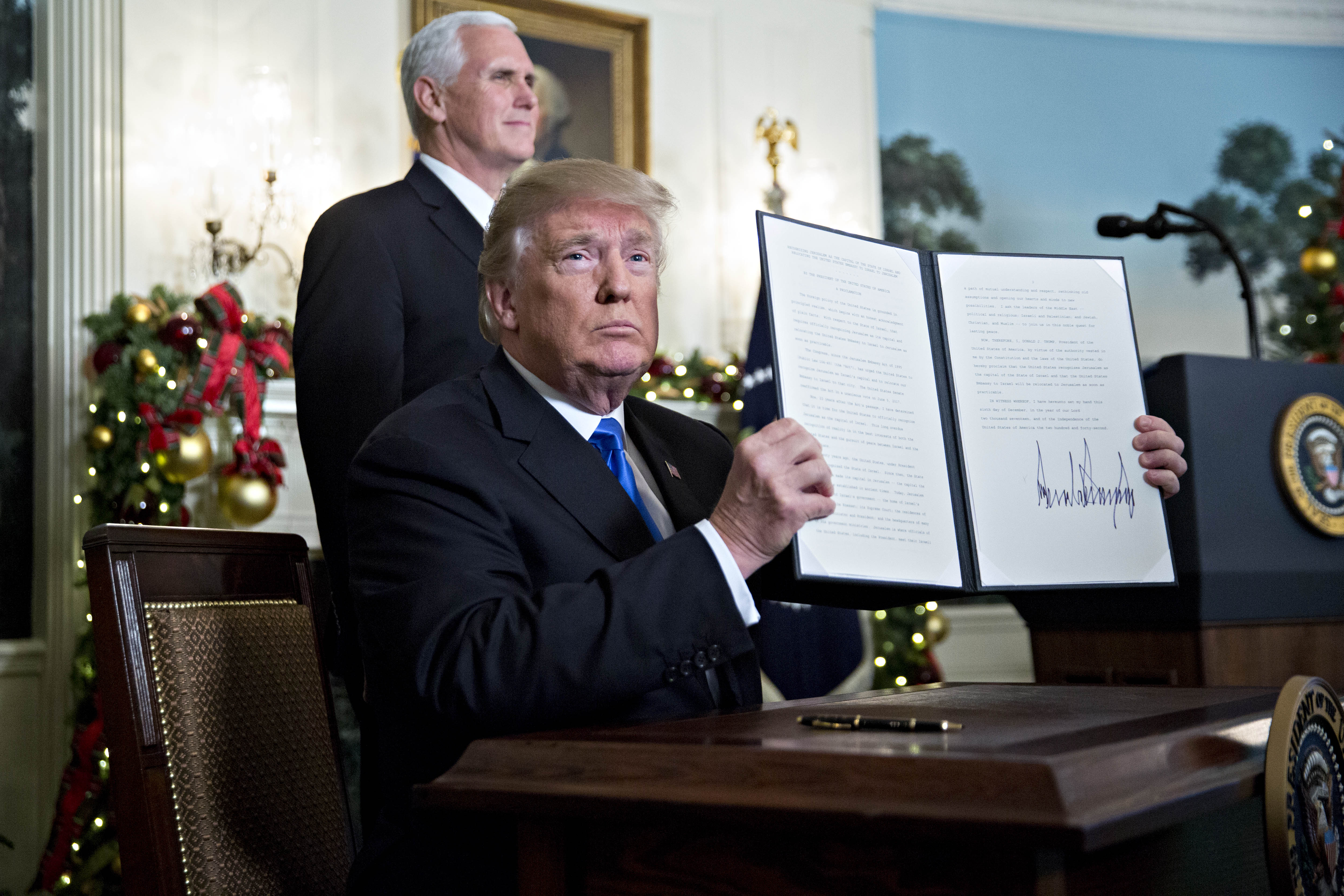 President Trump Jerusalem Warning