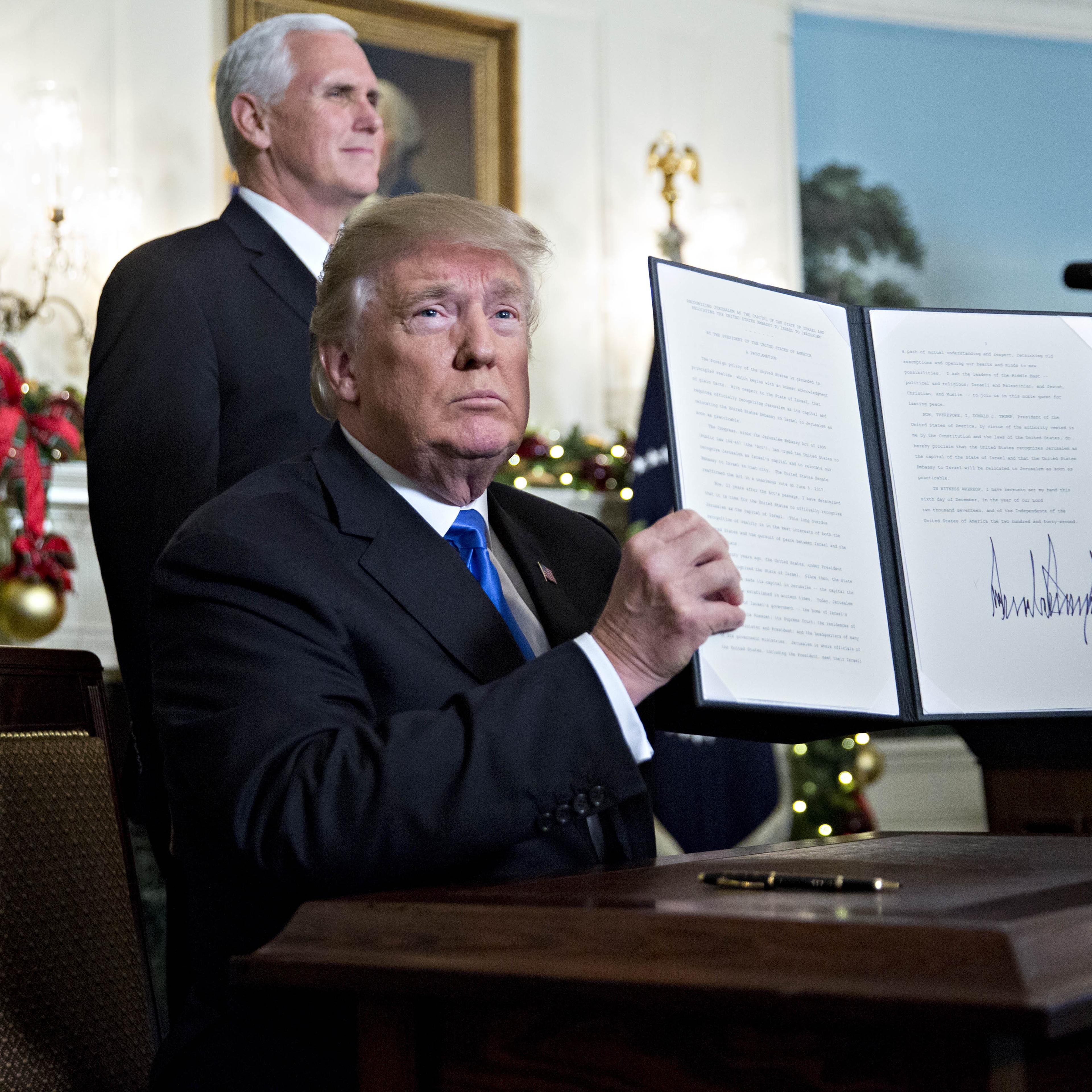 President Trump Jerusalem Warning