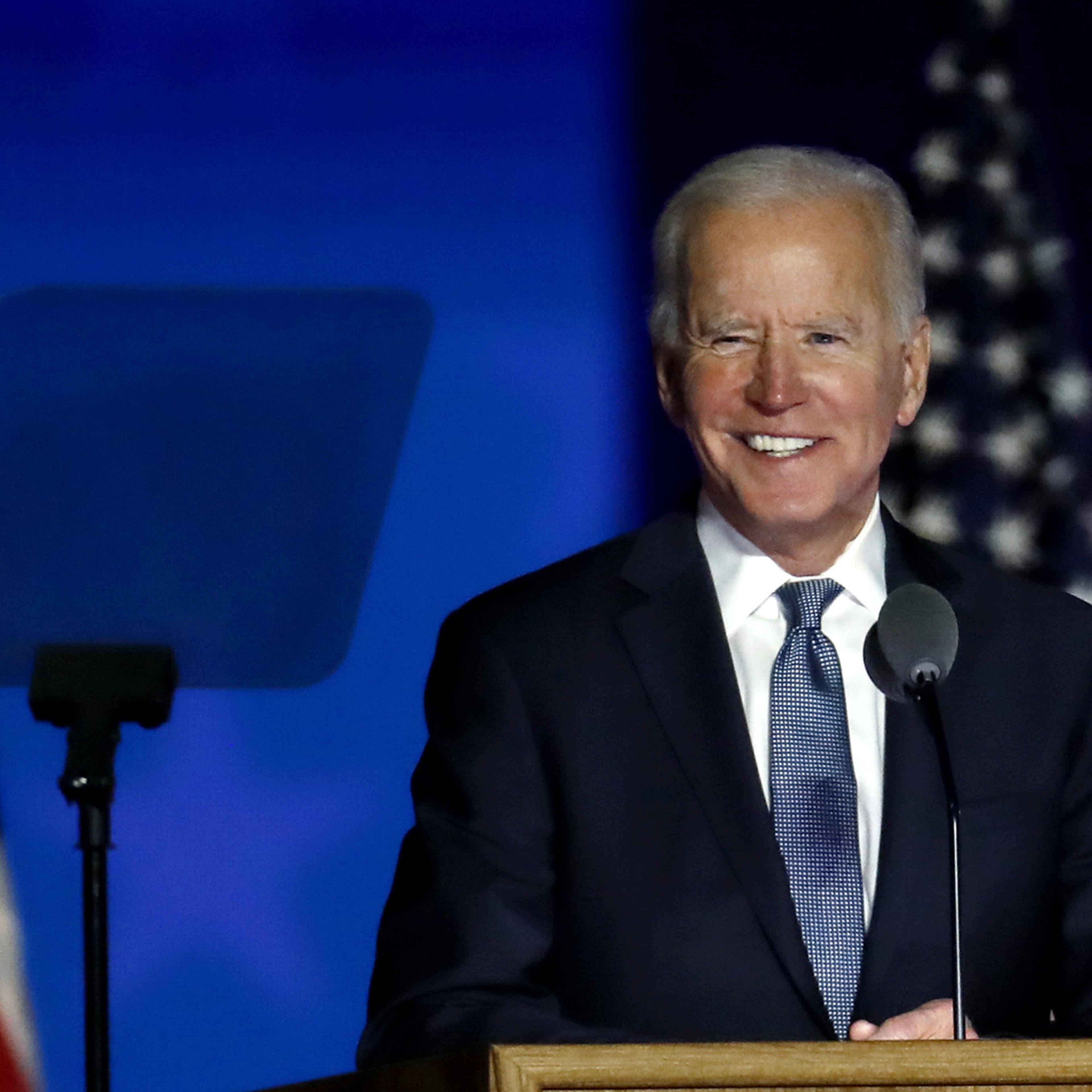Democratic Presidential Nominee Joe Biden Holds Election Night Party