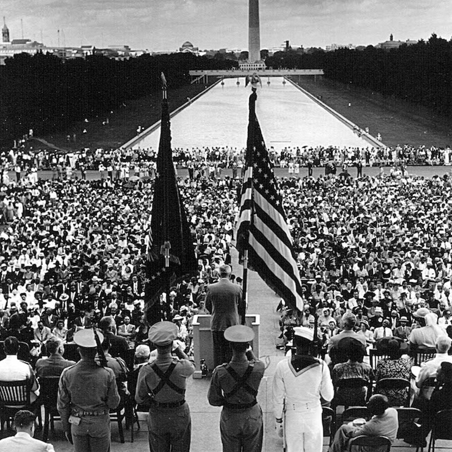 President Harry Truman addresses the NAACP convention