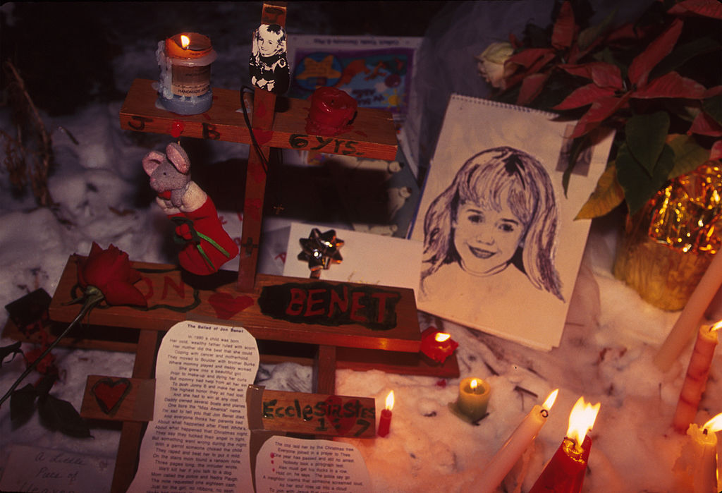 Candles Lit at Jonbenet Ramsey Murder Site
