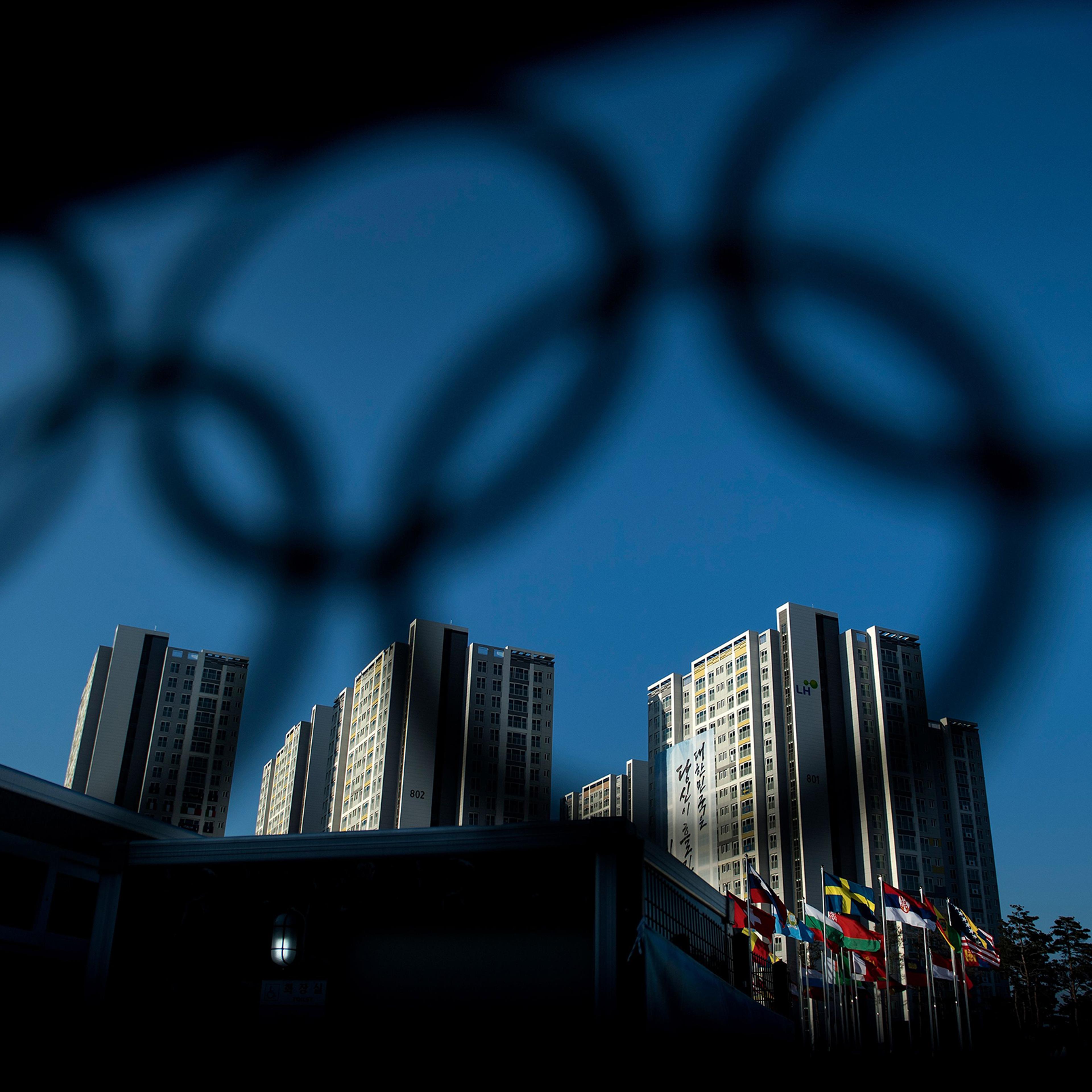 pyeongchang quarantine olympicswinter norovirus olympic village