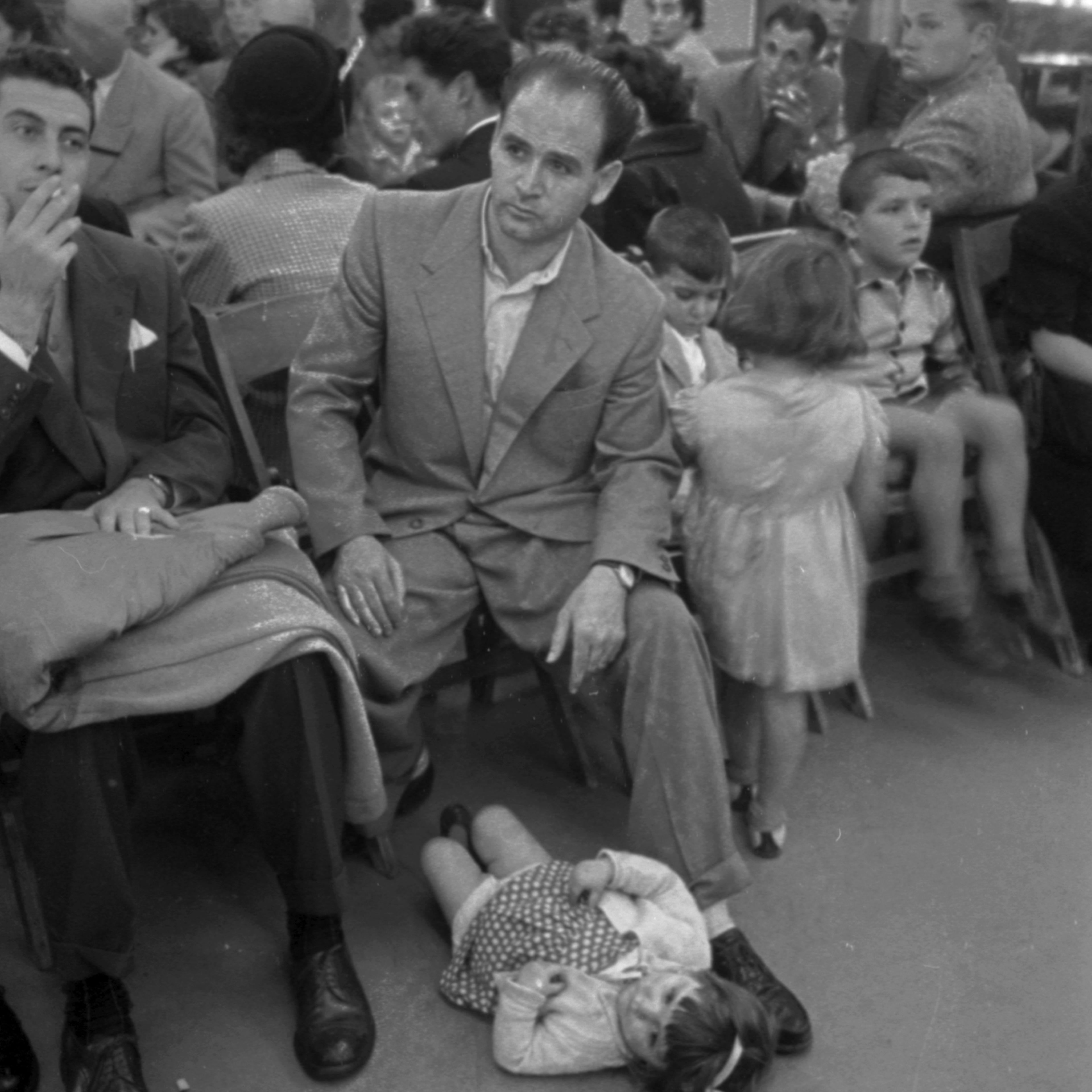 Immigrants at Ellis Island.