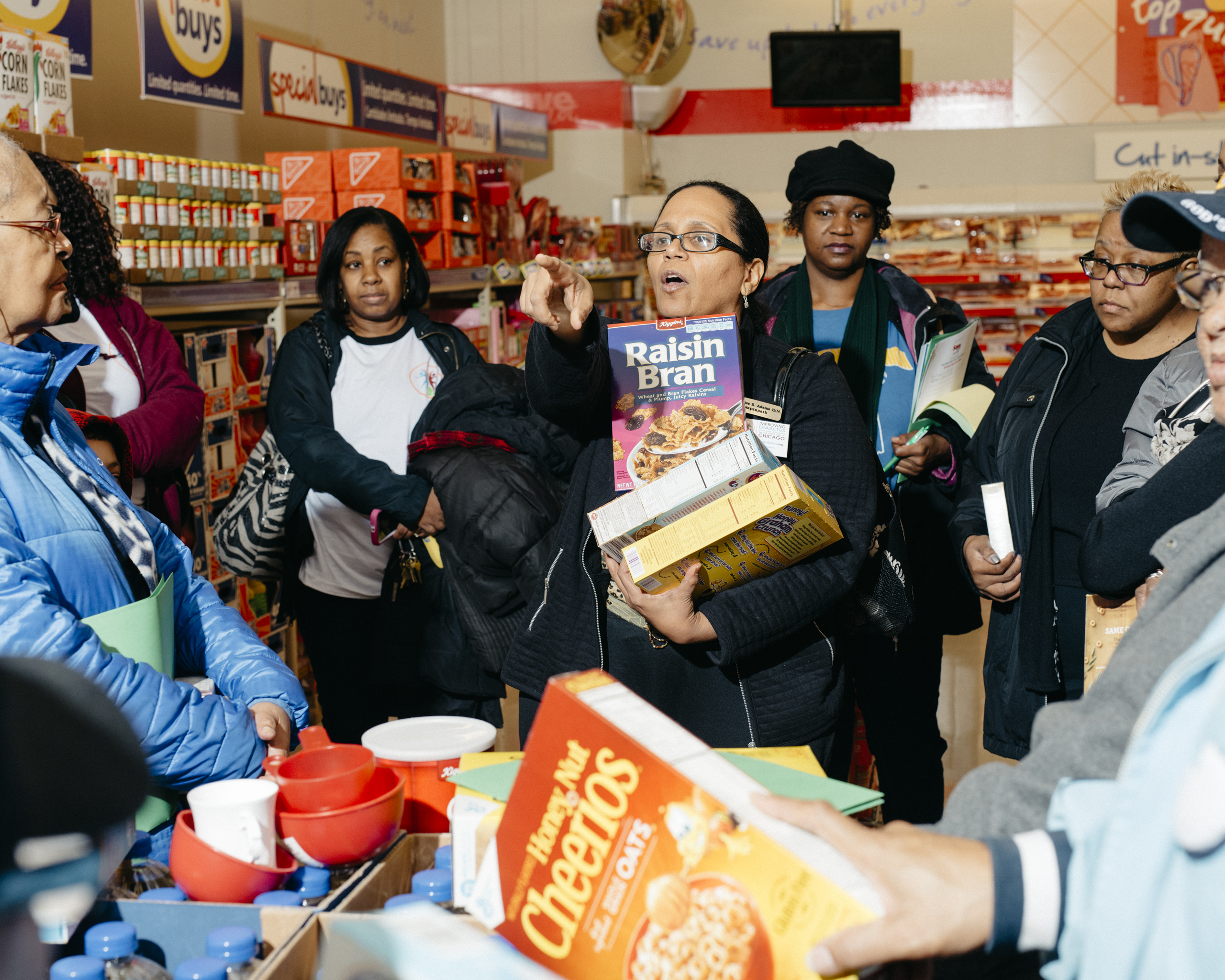 The South Side Diabetes Project teaches shoppers how to count carbohydrates