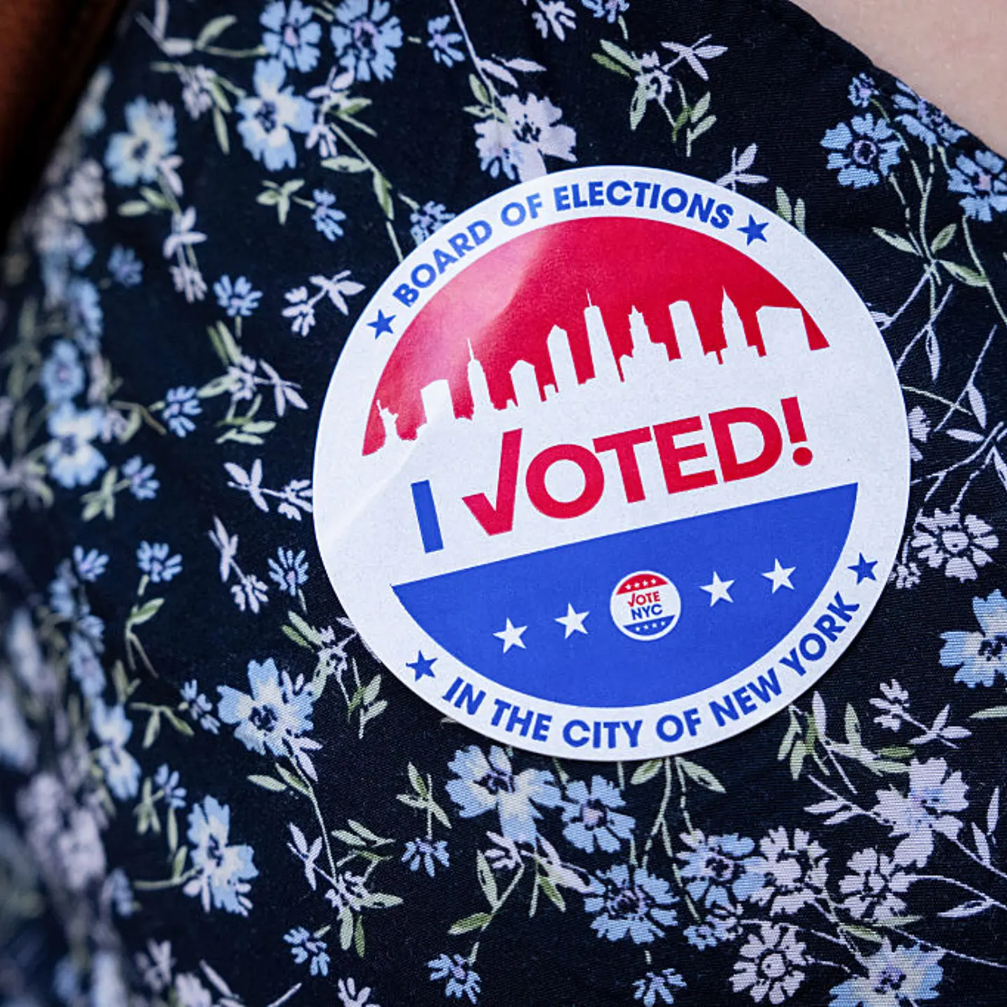 Residents Cast Ballots In New York City Mayoral Democratic Primary Election