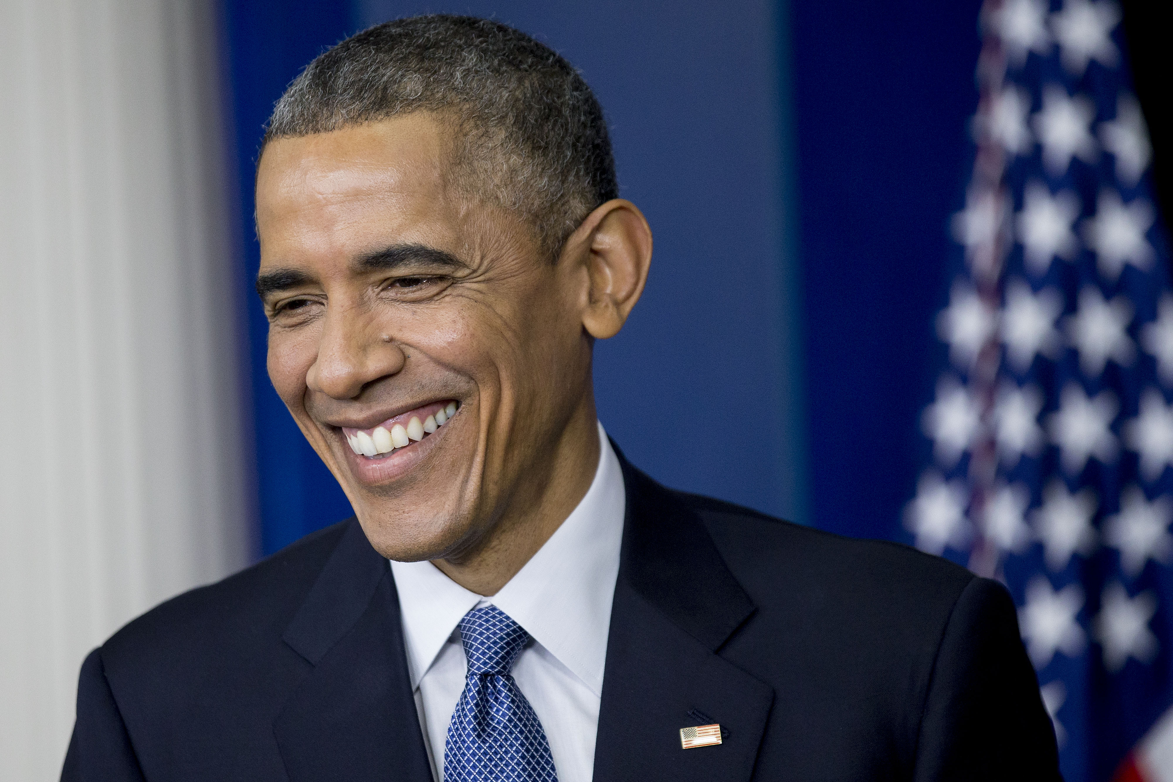 U.S. President Barack Obama during a news conference at the White House in Washington, D.C. on Dec. 19, 2014.
