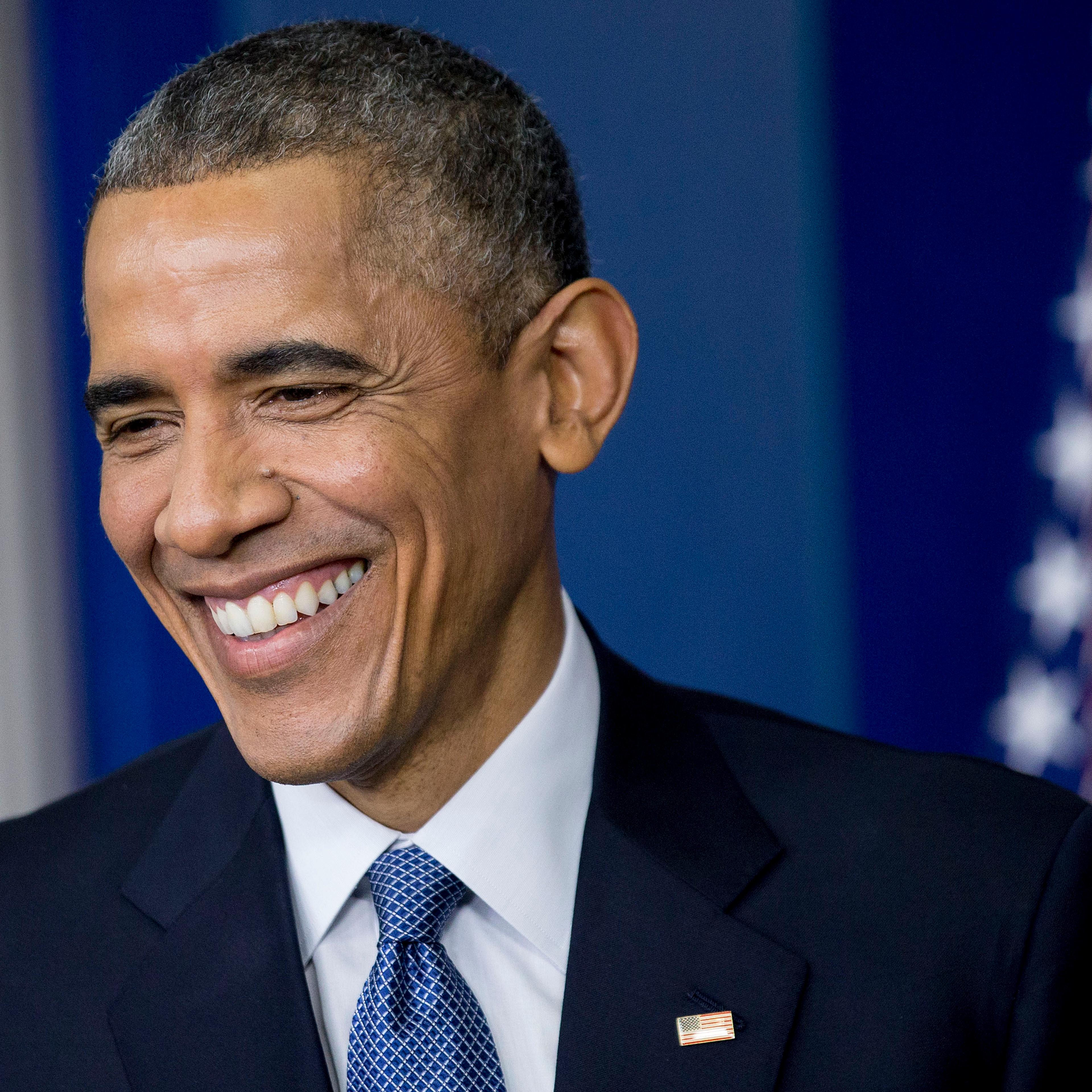 U.S. President Barack Obama during a news conference at the White House in Washington, D.C. on Dec. 19, 2014.