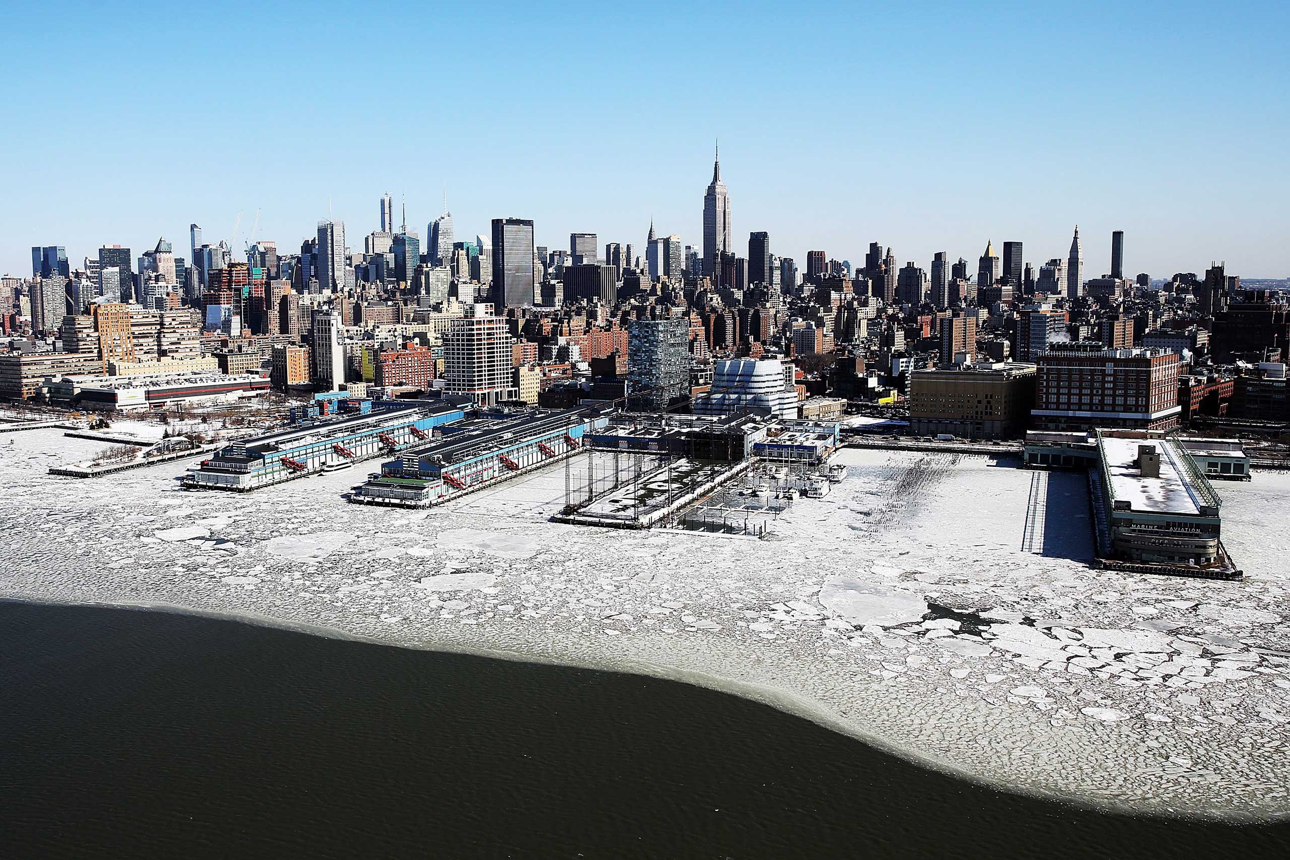 Arctic Cold Weather Chills New York City