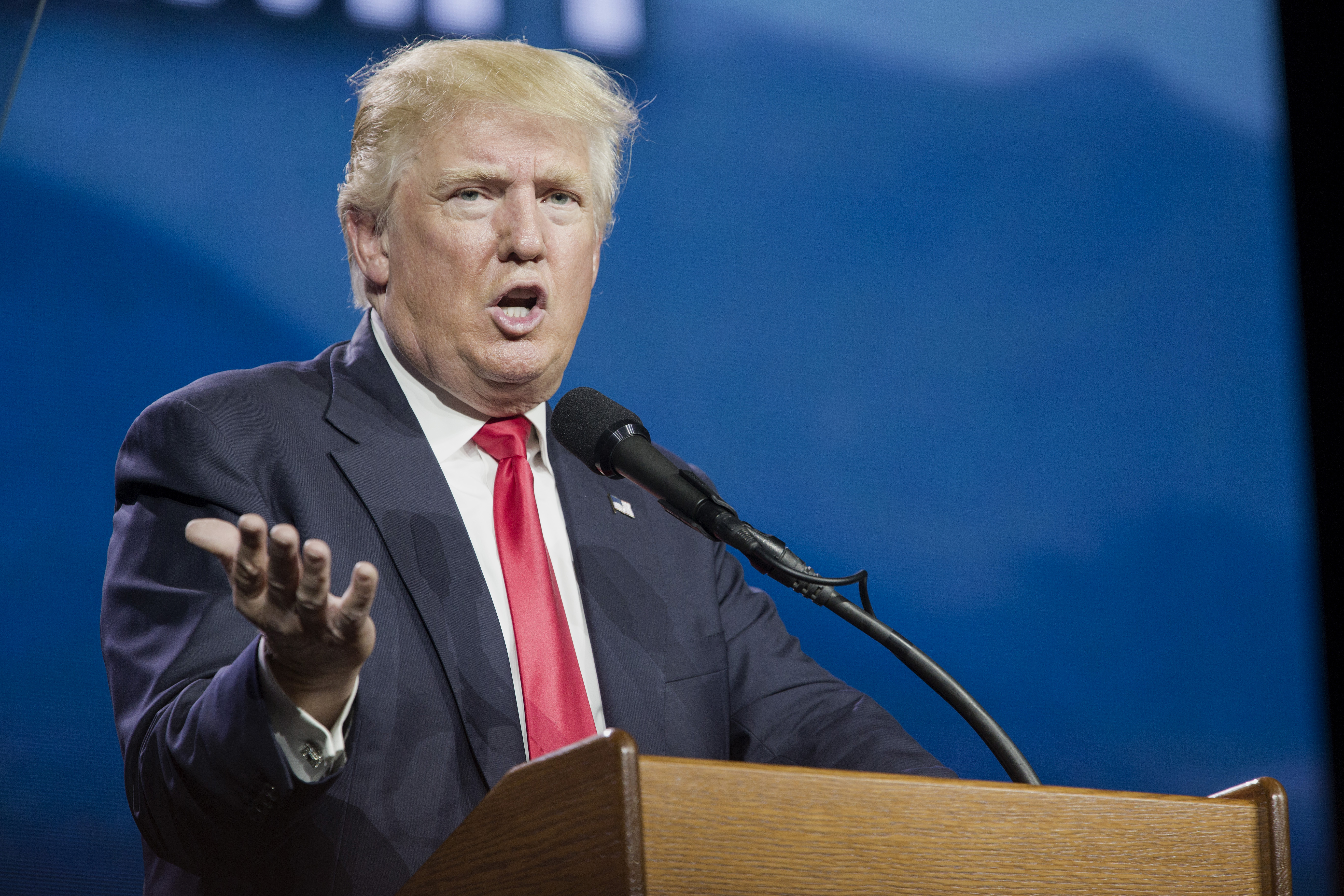 Presumptive Republican Presidential Nominee Donald Trump And Sarah Palin Address The Western Conservative Summit