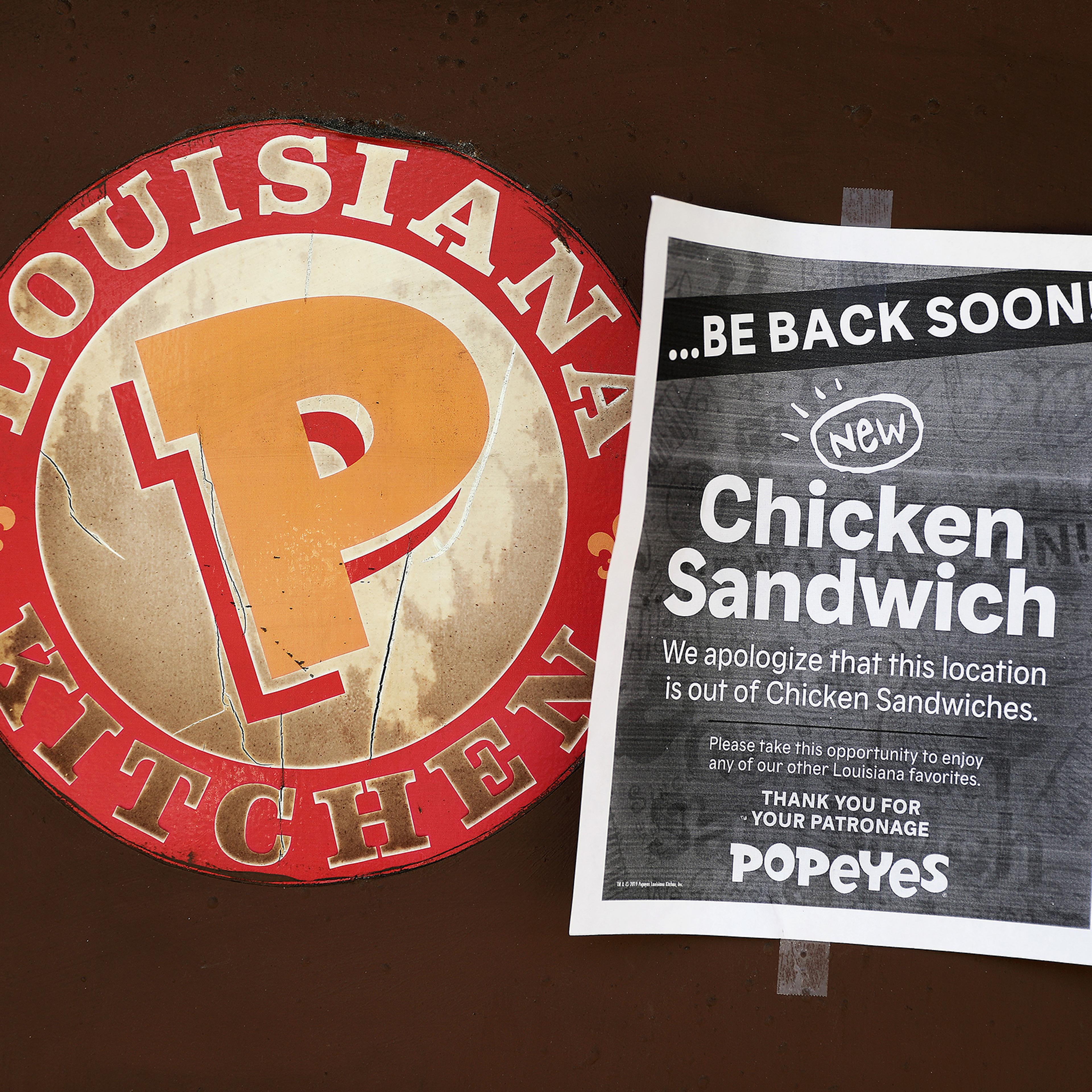 Popeyes Introduces Chicken Sandwich