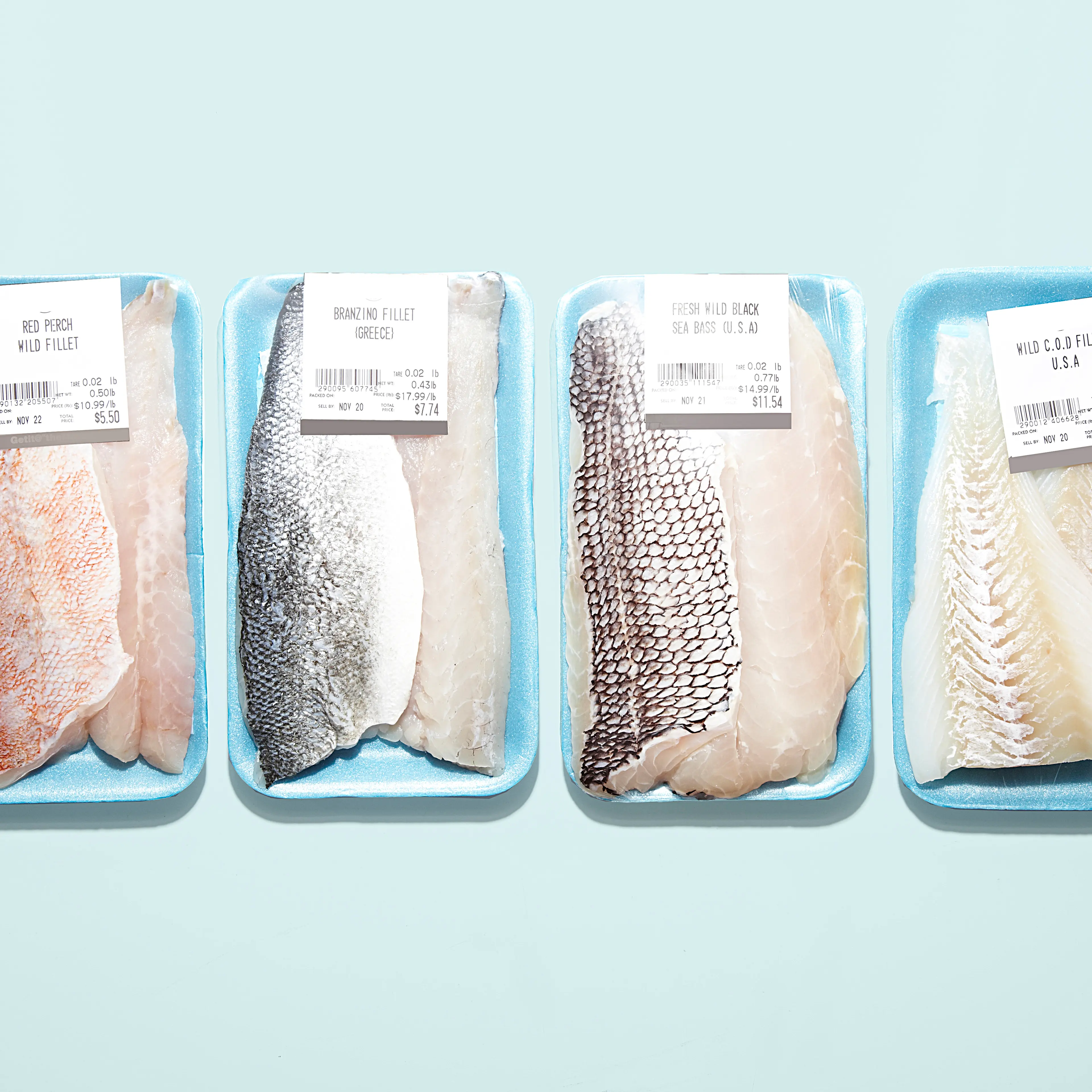 Packaged Fresh Fish TIME health stock