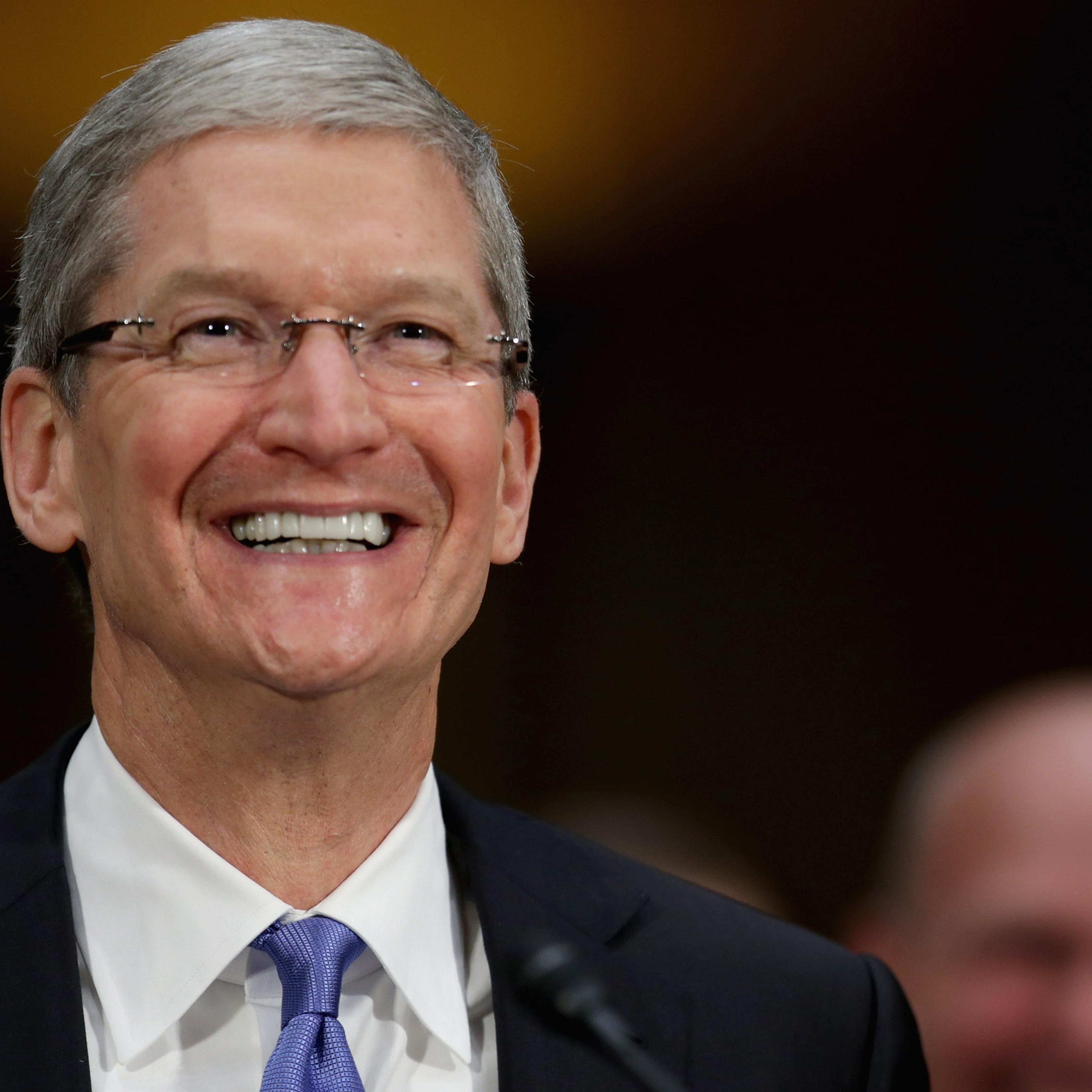 Apple CEO Tim Cook Testifies At Senate Hearing On U.S. Tax Code