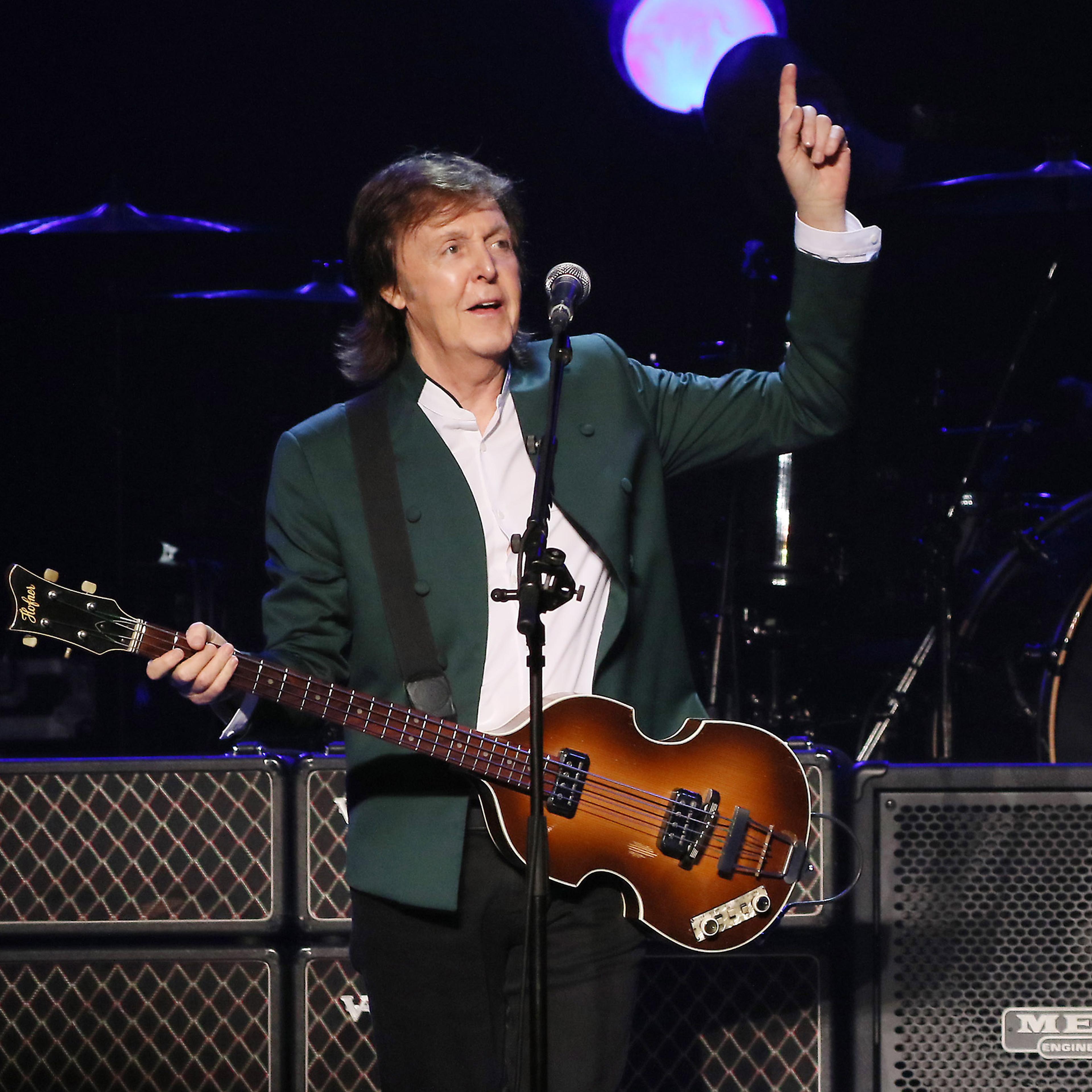 Paul McCartney performs live at the Budokan on April 28, 2015 in Tokyo.