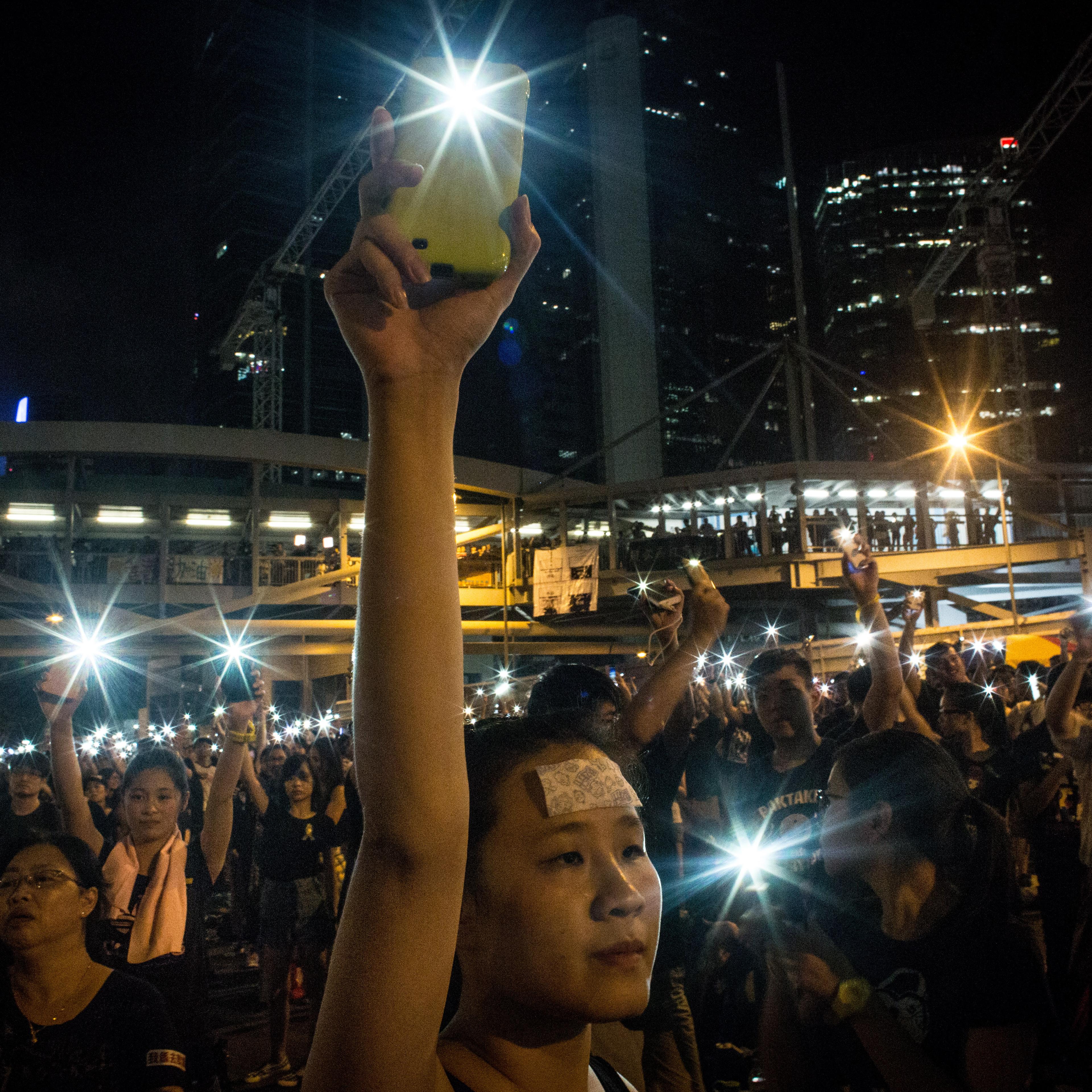 Sit In Protest Continues In Hong Kong Despite Chief Executive's Calls To Withdraw