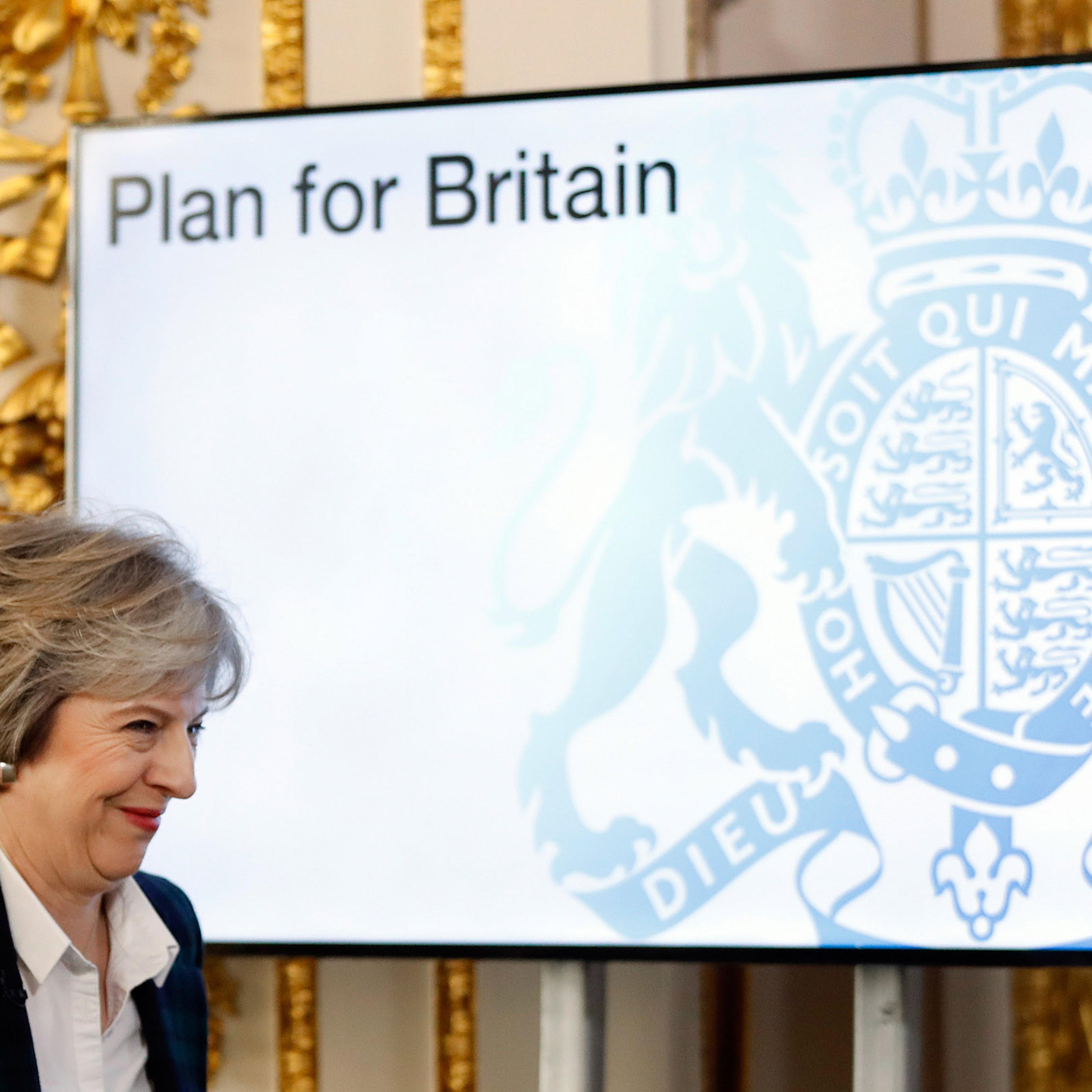 The British Prime Minister Delivers Her Brexit Speech