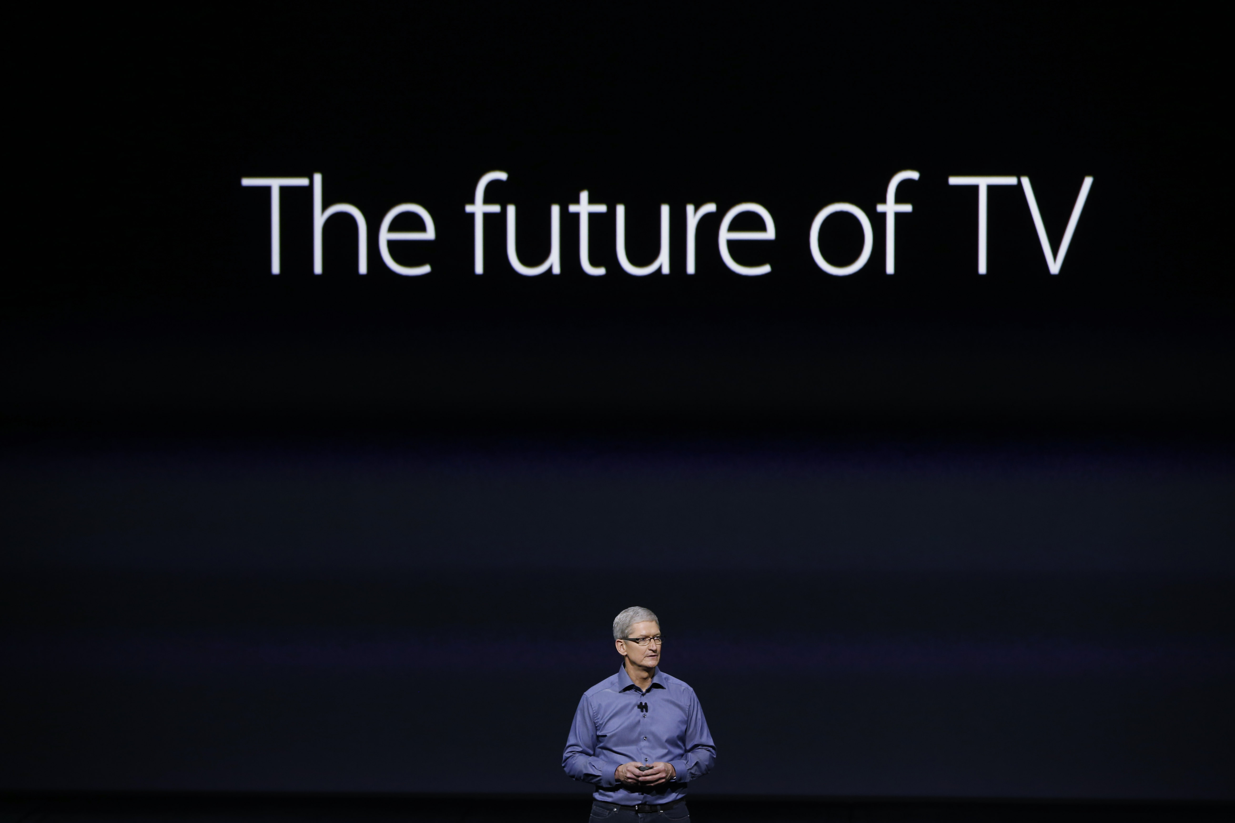 Apple TV Tim Cook 2015