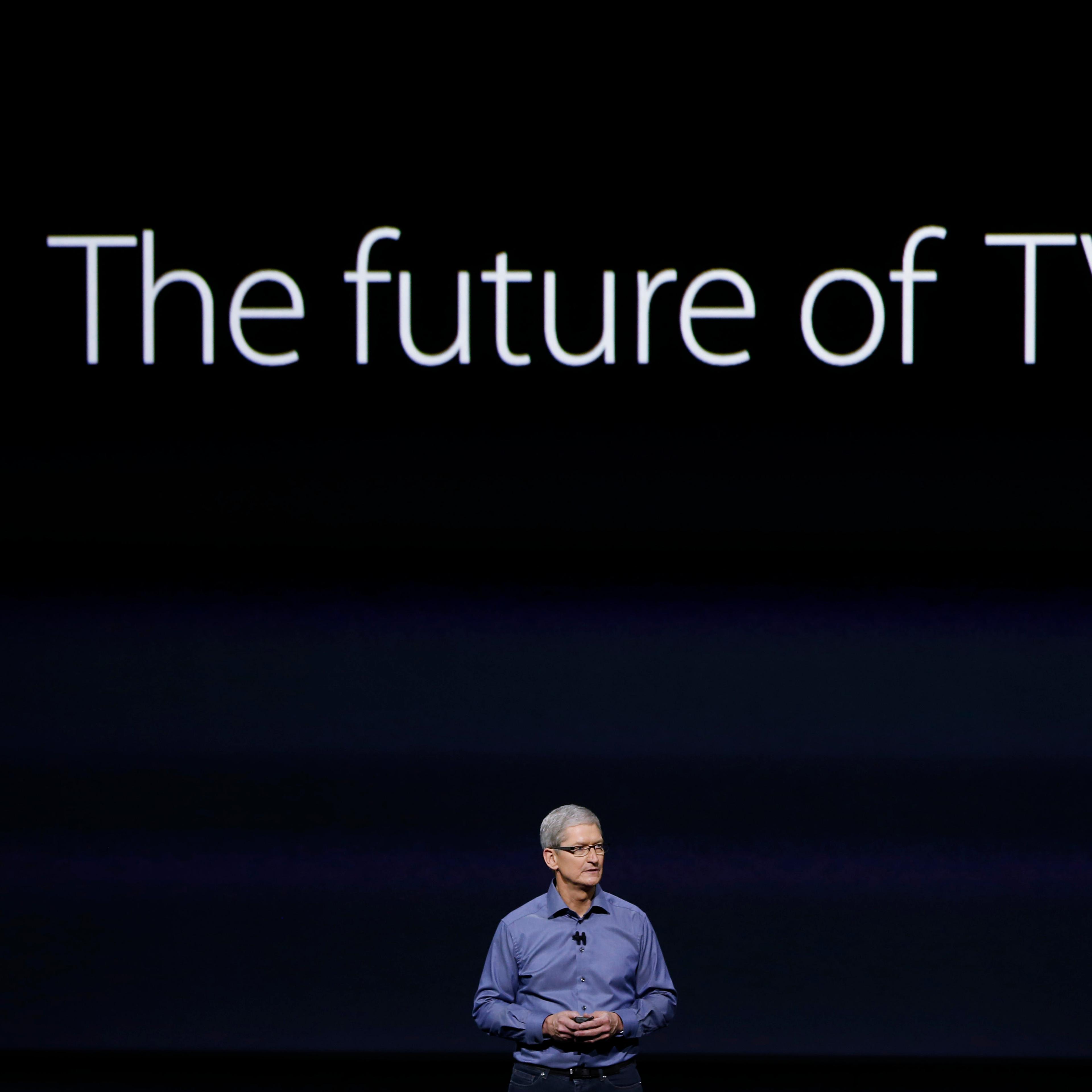 Apple TV Tim Cook 2015