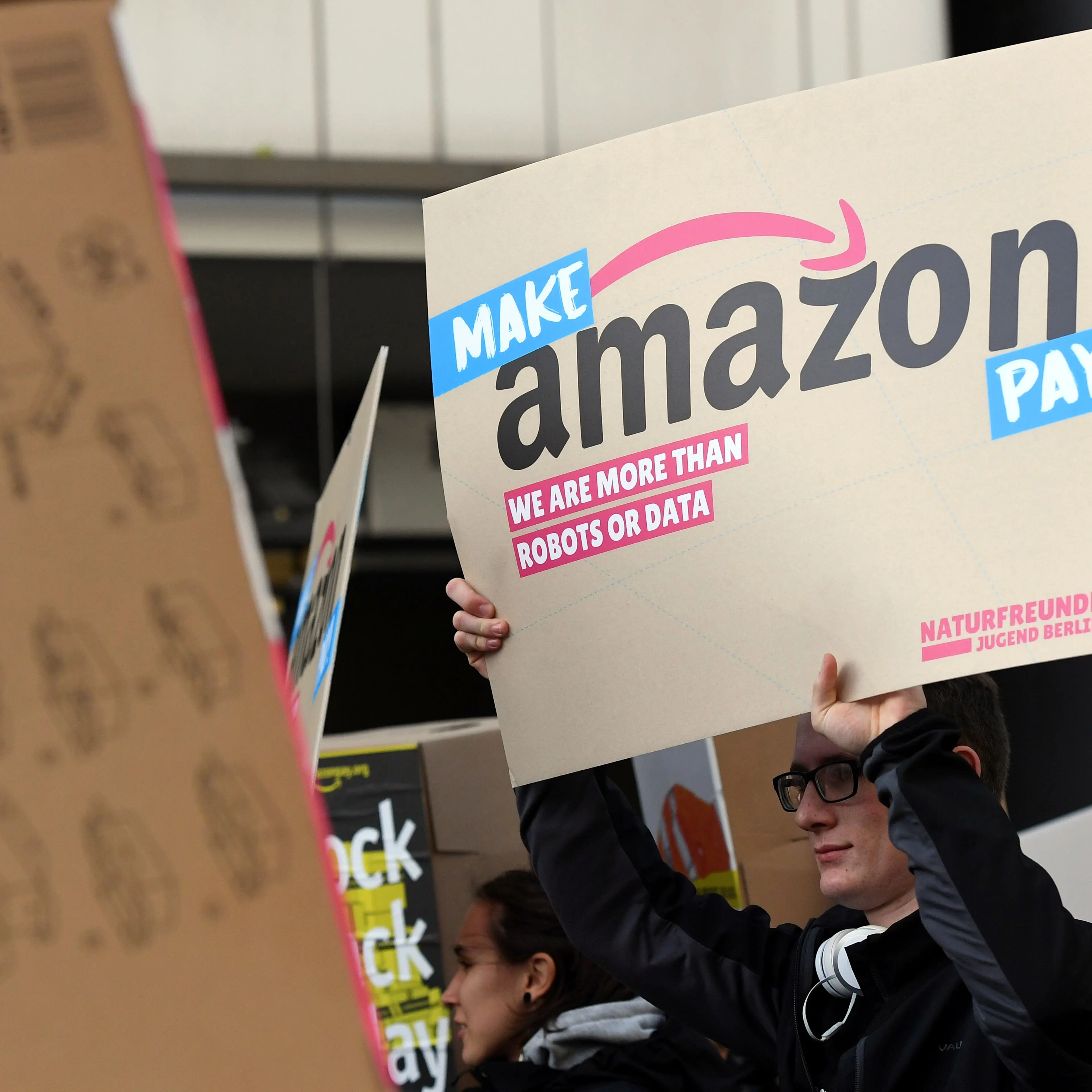 GERMANY-LABOUR-SOCIAL-AMAZON-DEMO