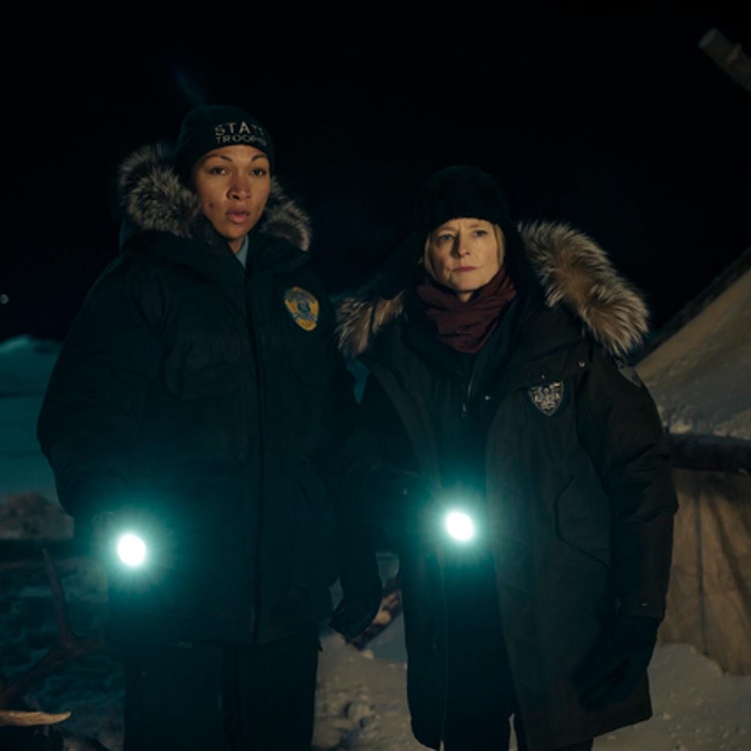 Kali Reis, left, and Jodie Foster in <i>True Detective: Night Country</i>