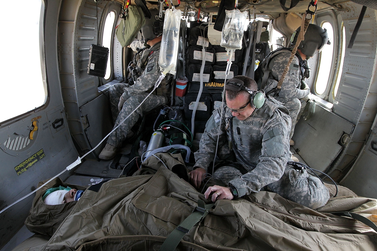 US Army Medevac Tends To The Wounded In Afghanistan