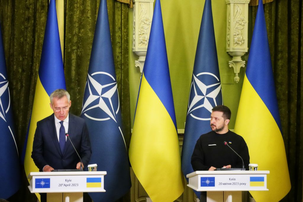 President Zelensky Met With The Secretary General of NATO Stoltenberg
